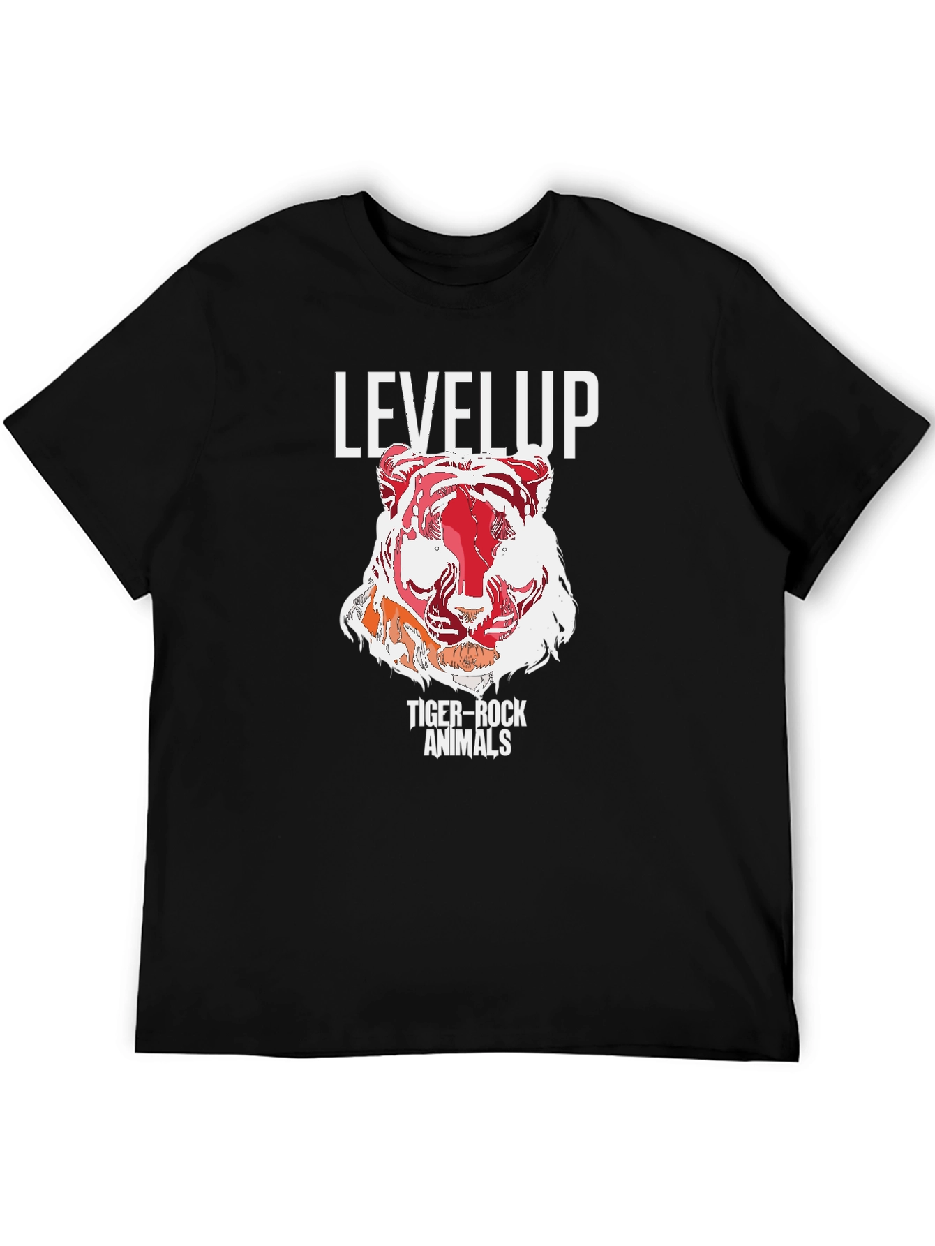 Level Up Tiger Graphic Tee
