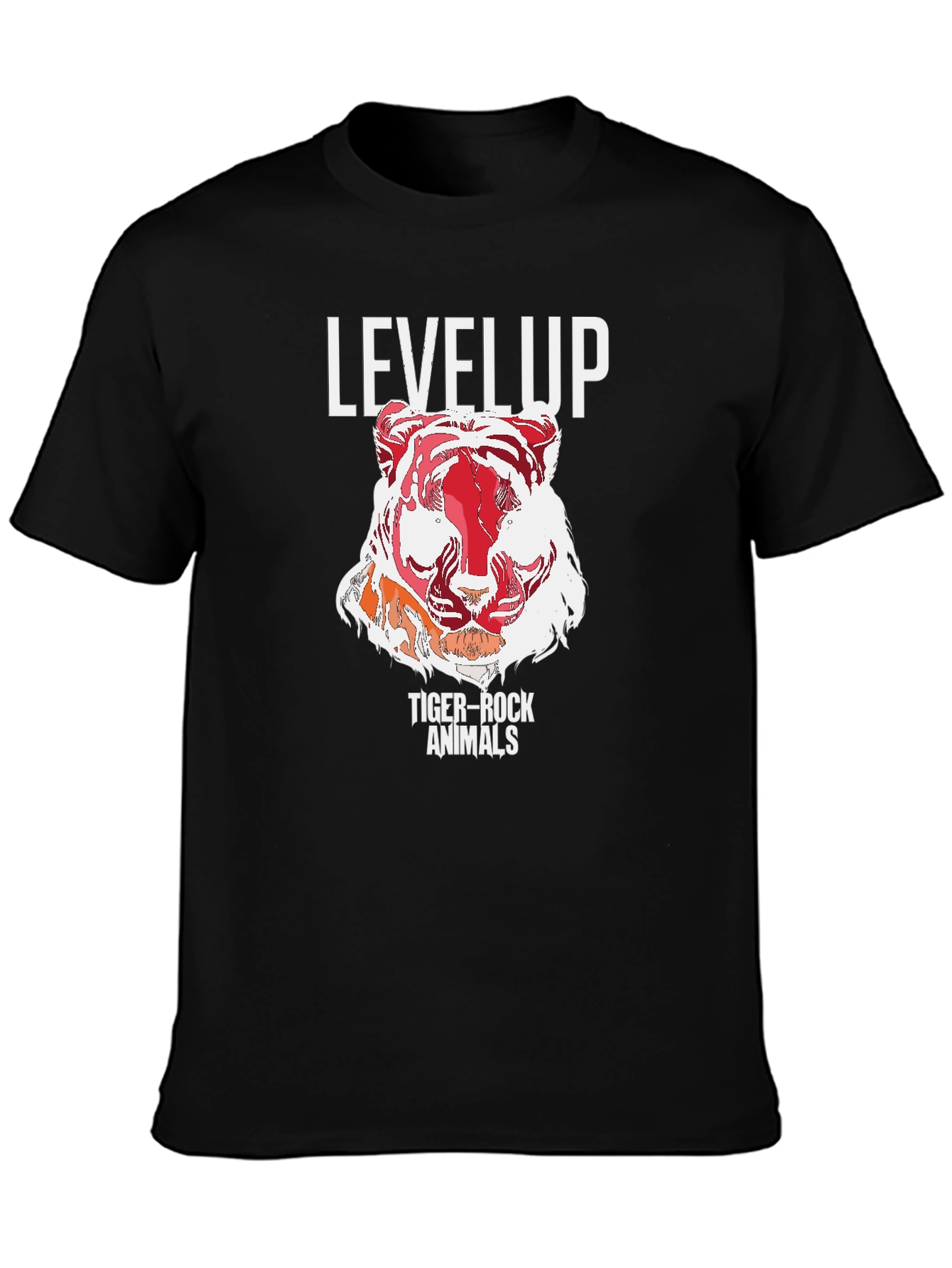 Level Up Tiger Graphic Tee