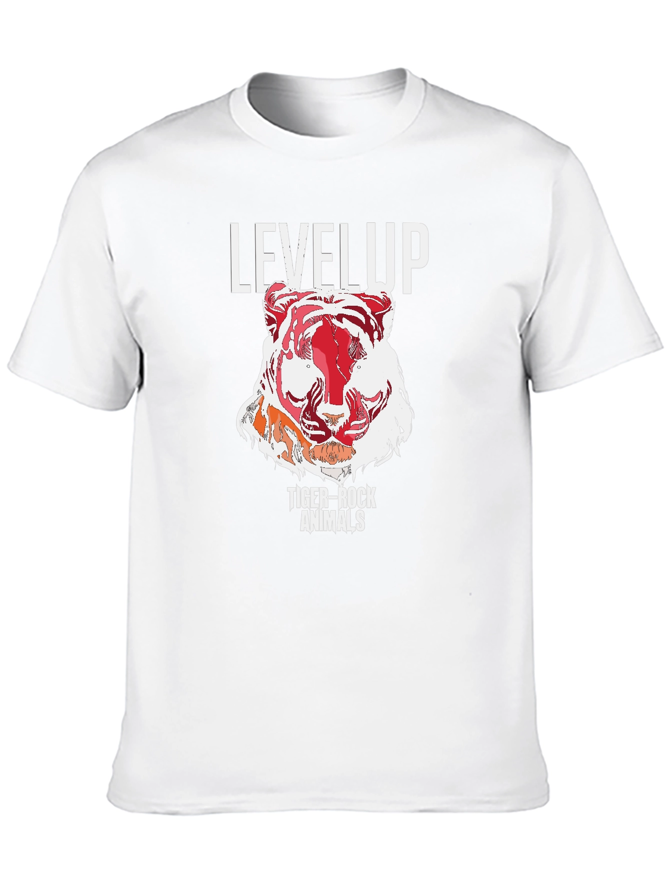 Level Up Tiger Graphic Tee