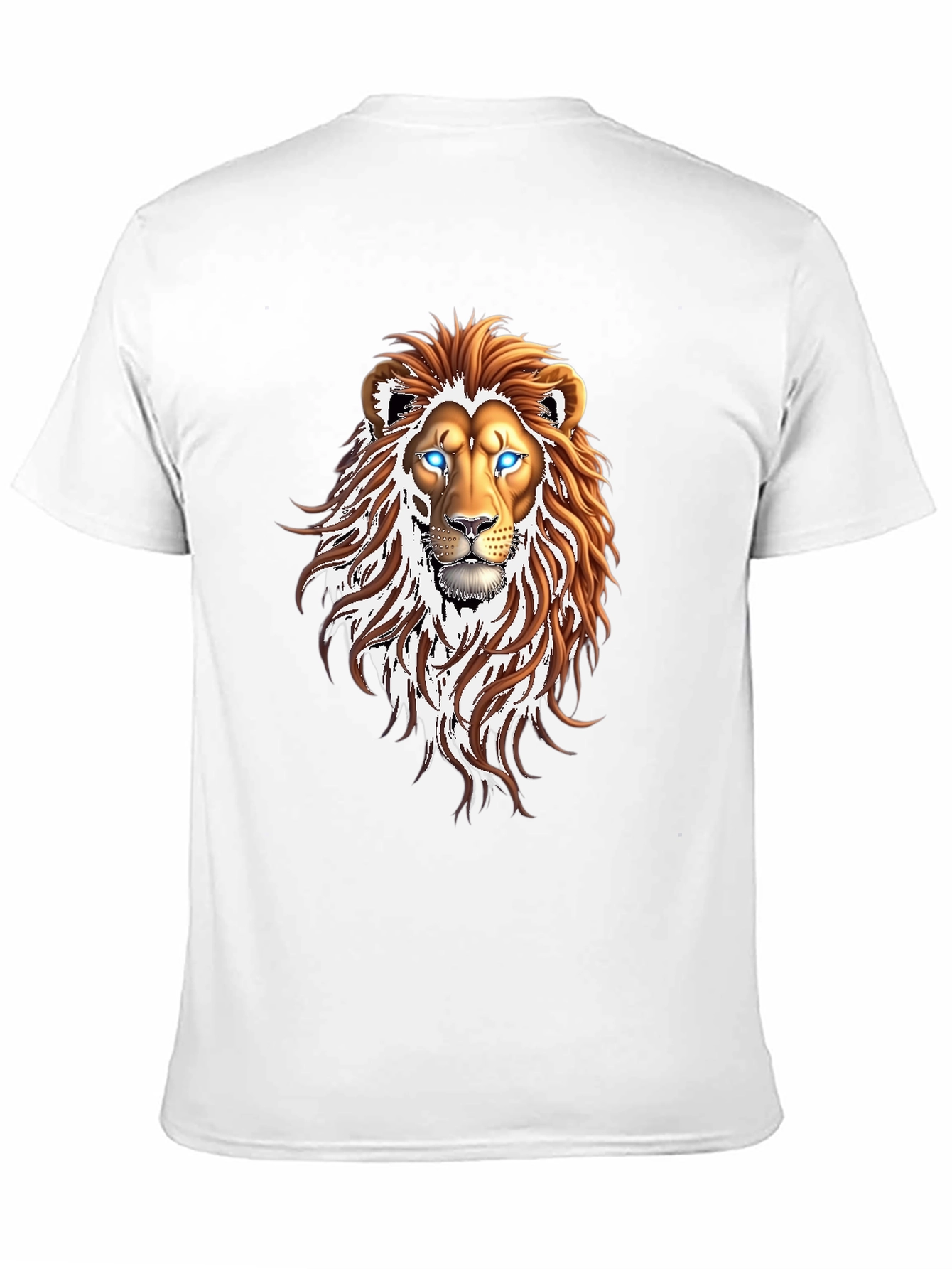 Lion Graphic Print Black T-Shirt