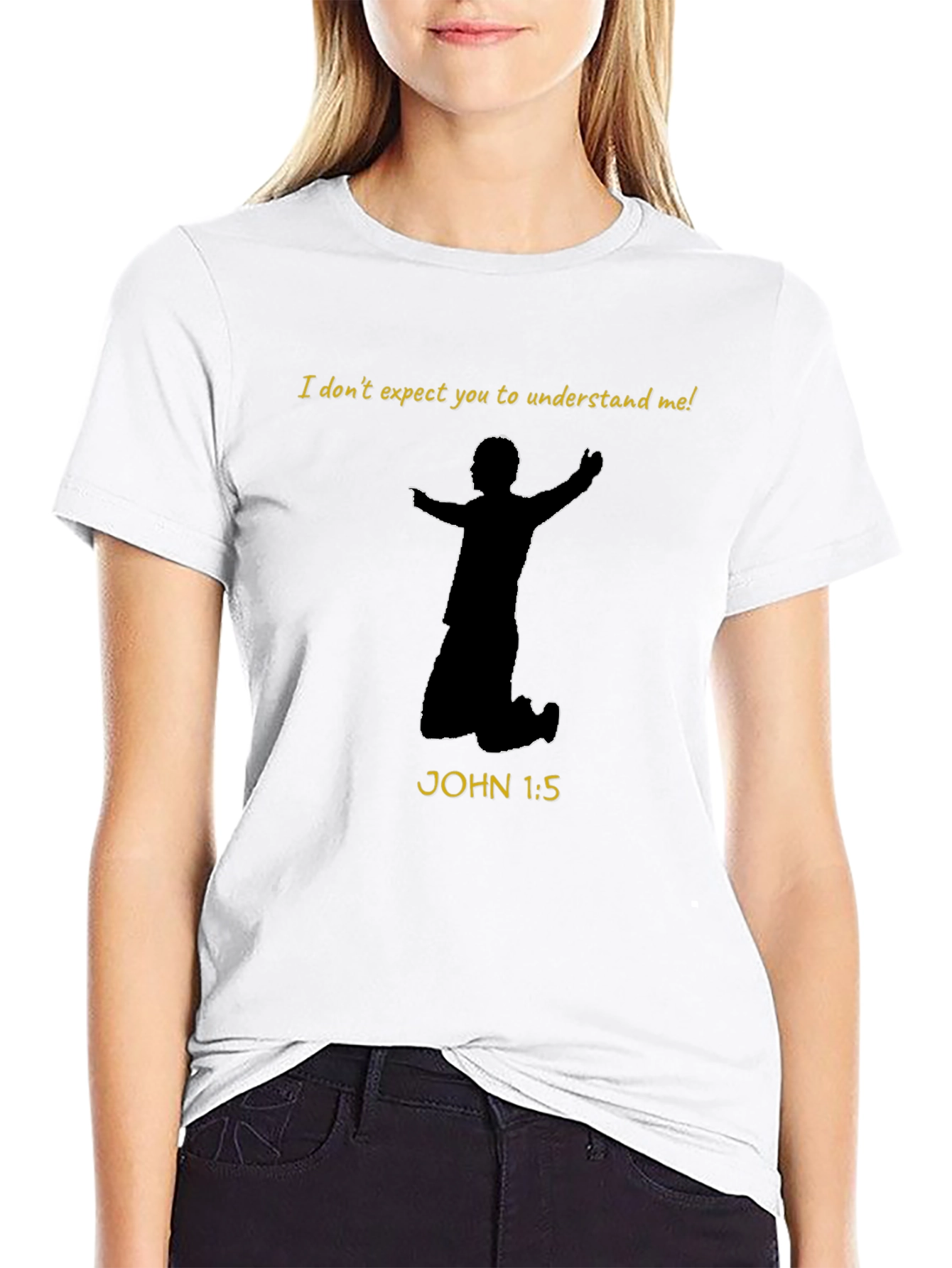 Faith-Based Graphic Tee - I Dont Expect You