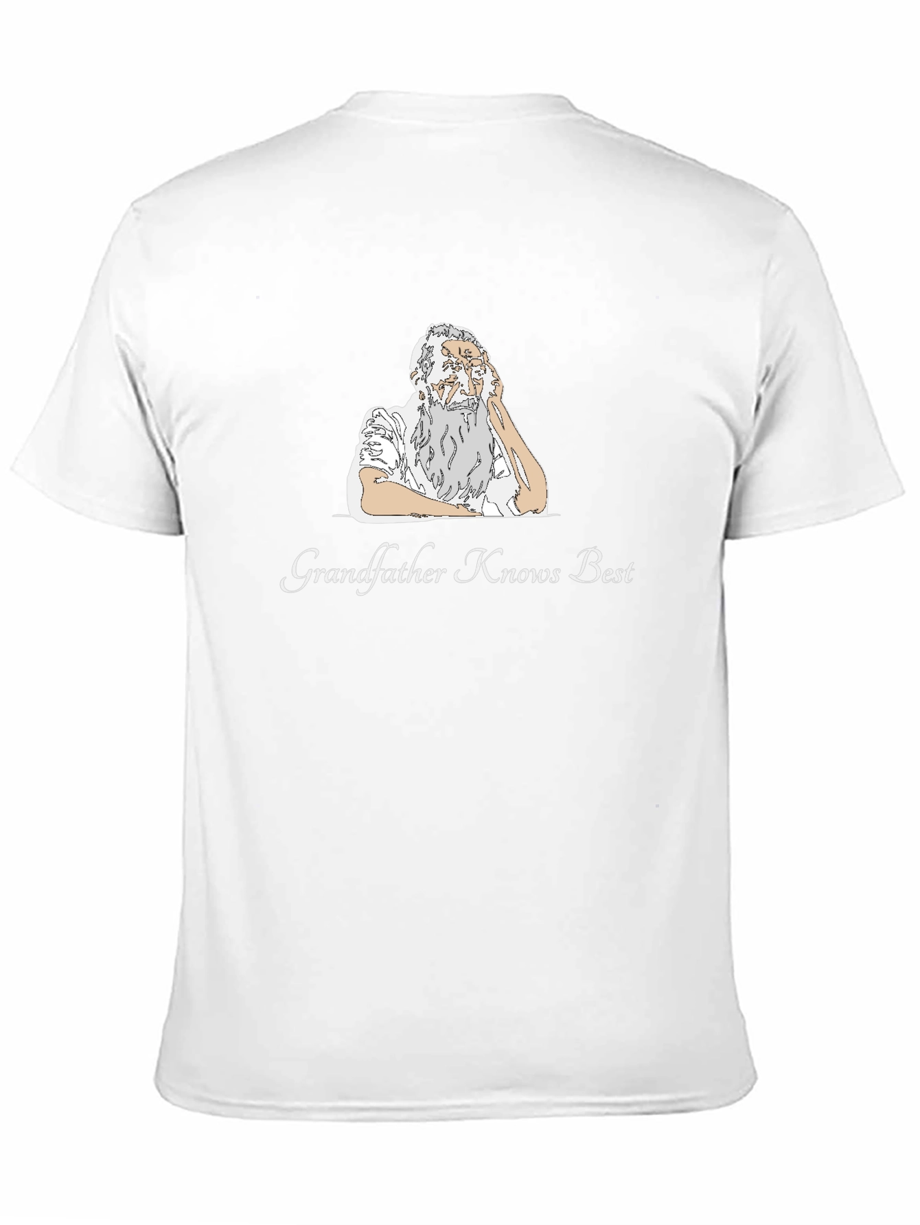 Grandfather Knows Best Black T-Shirt
