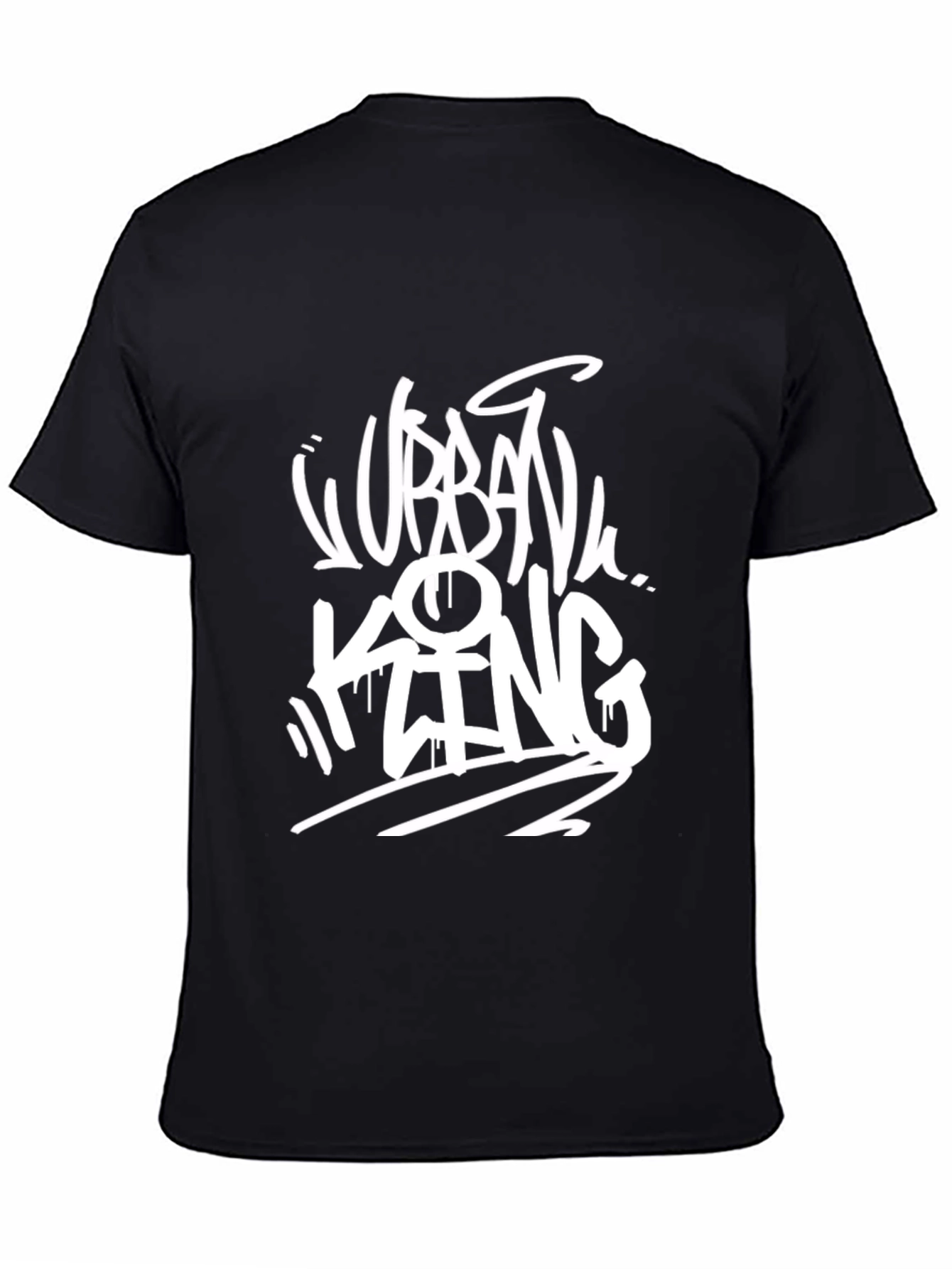 Urban King Black Graphic T-Shirt