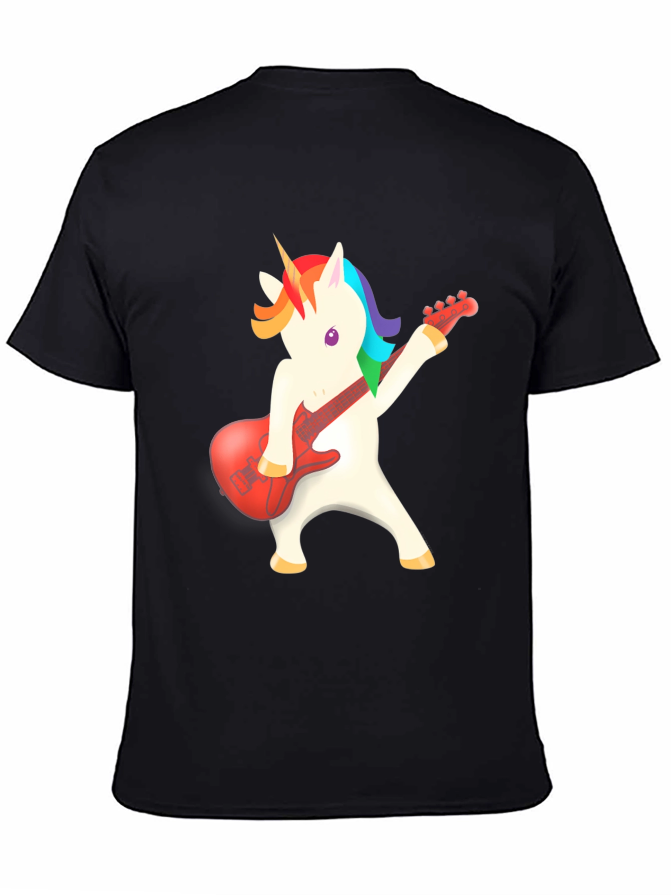 Unicorn Guitarist T-Shirt - Rock On!