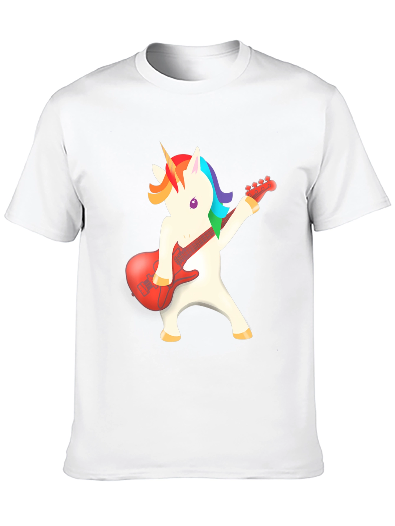 Unicorn Guitarist T-Shirt - Rock On!