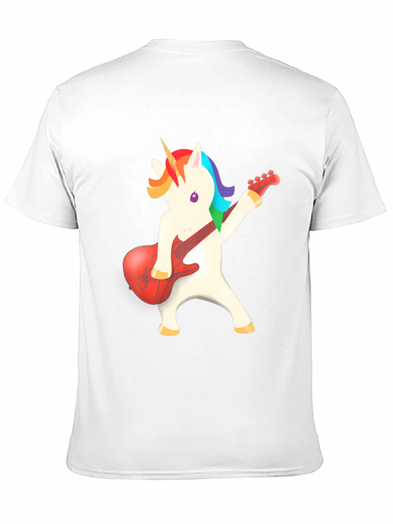 Unicorn Guitarist T-Shirt - Rock On!