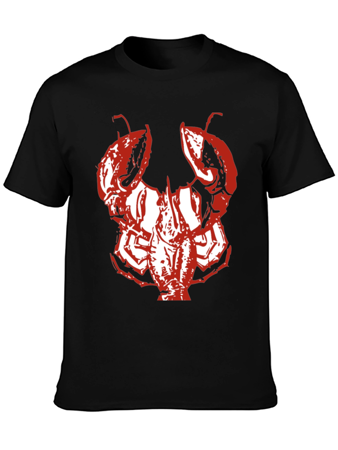 Lobster Graphic T-Shirt - Bold Red Design