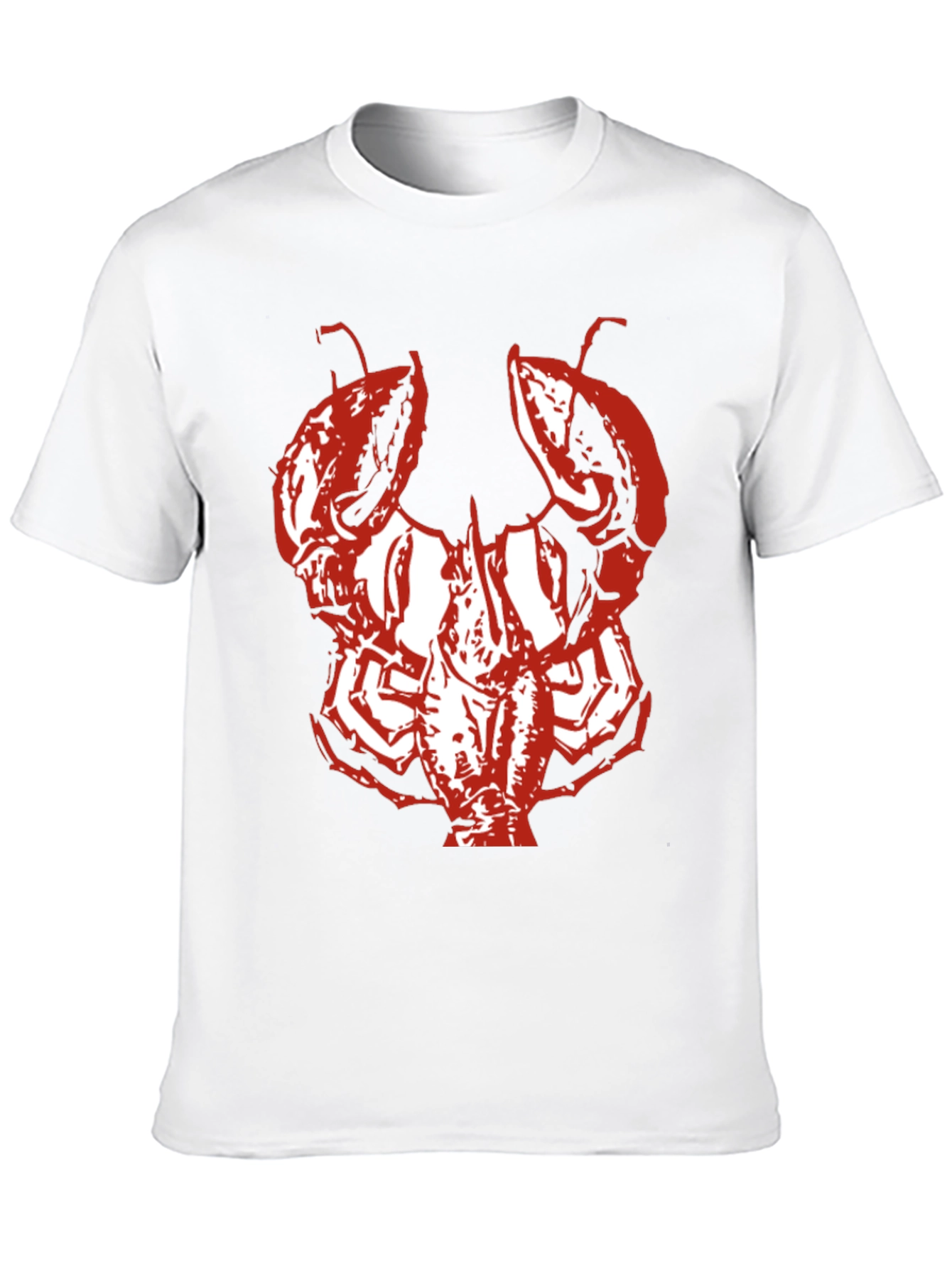 Lobster Graphic T-Shirt - Bold Red Design