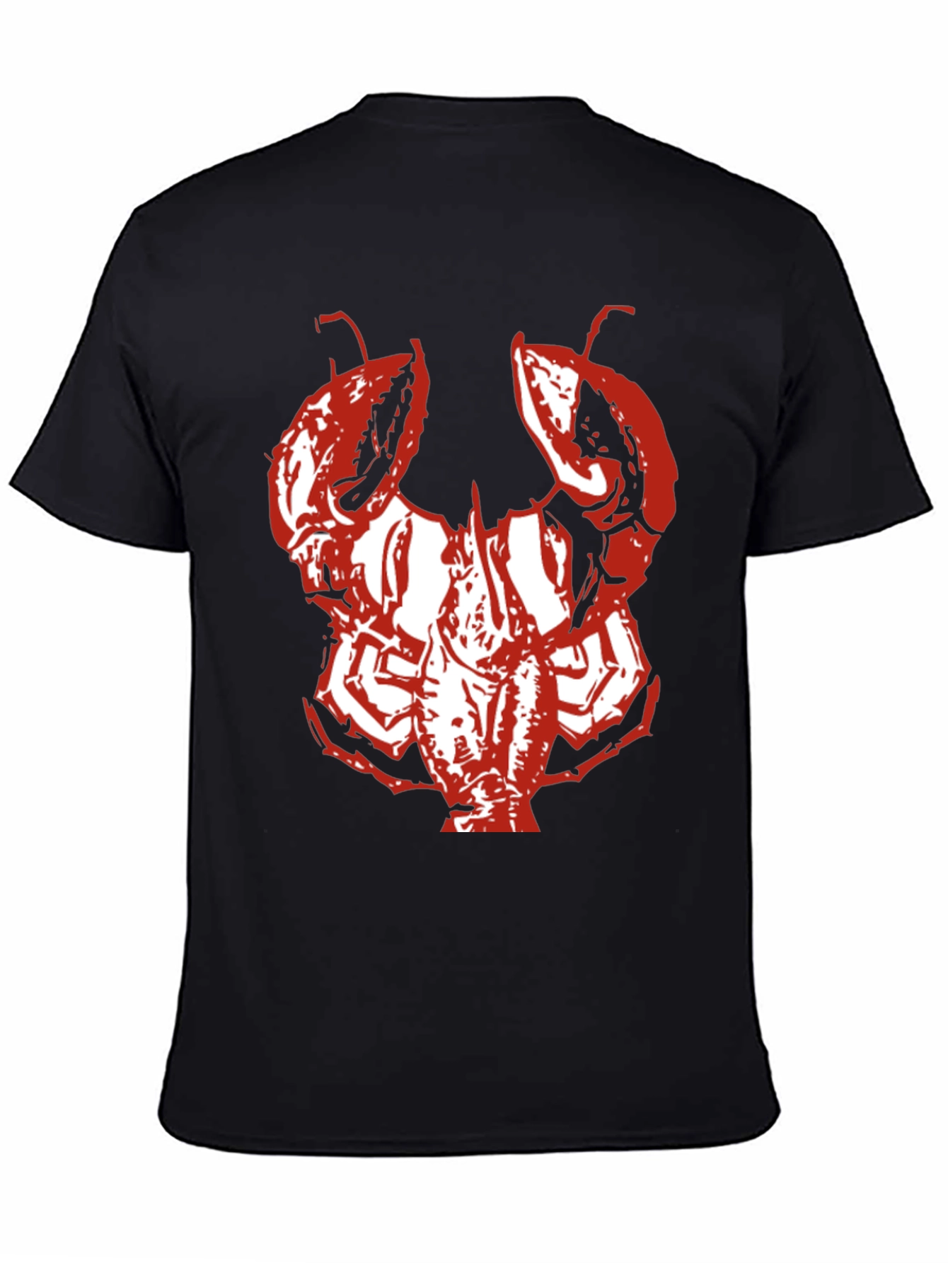Lobster Graphic T-Shirt - Bold Red Design