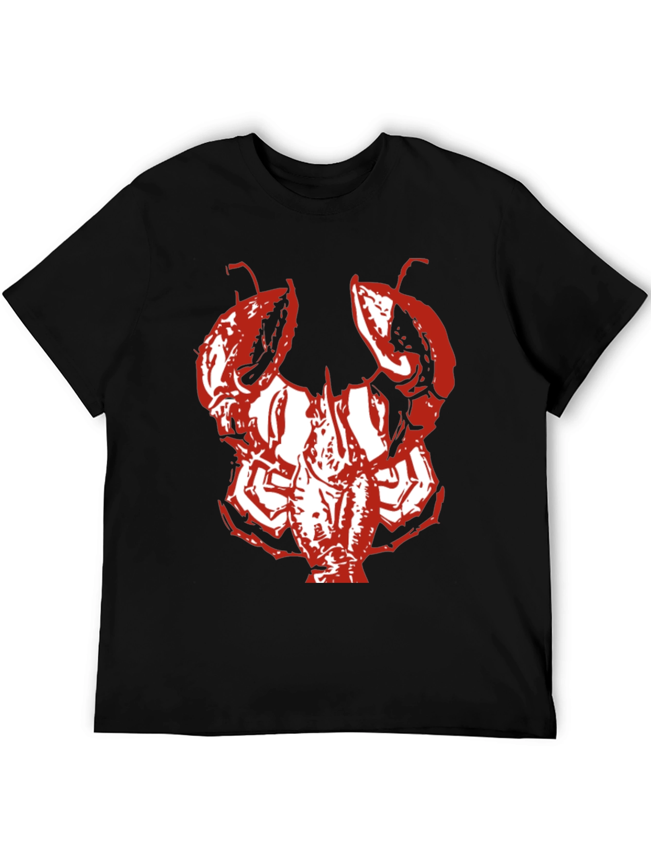 Lobster Graphic T-Shirt - Bold Red Design