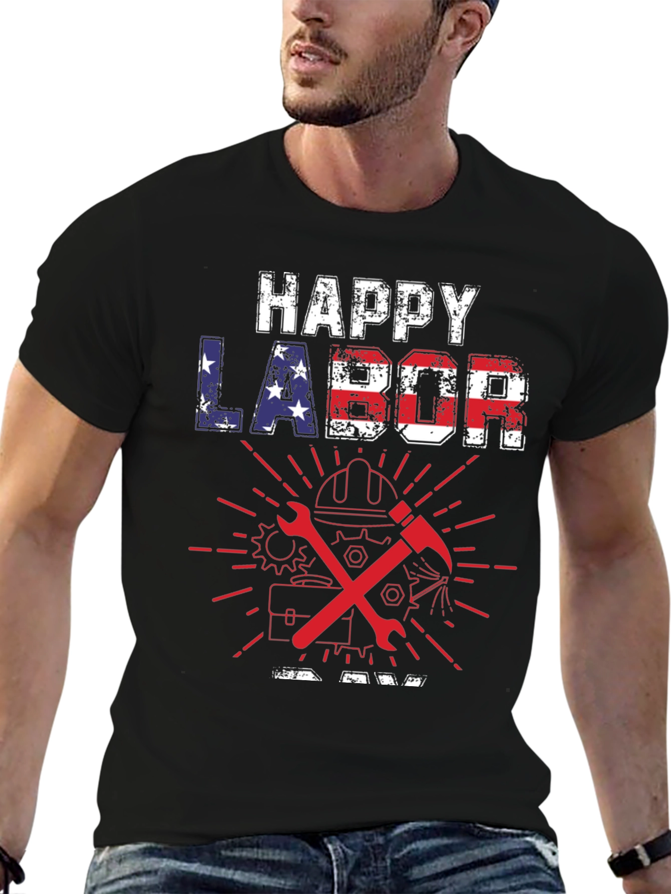 Happy Labor Day Graphic T-Shirt
