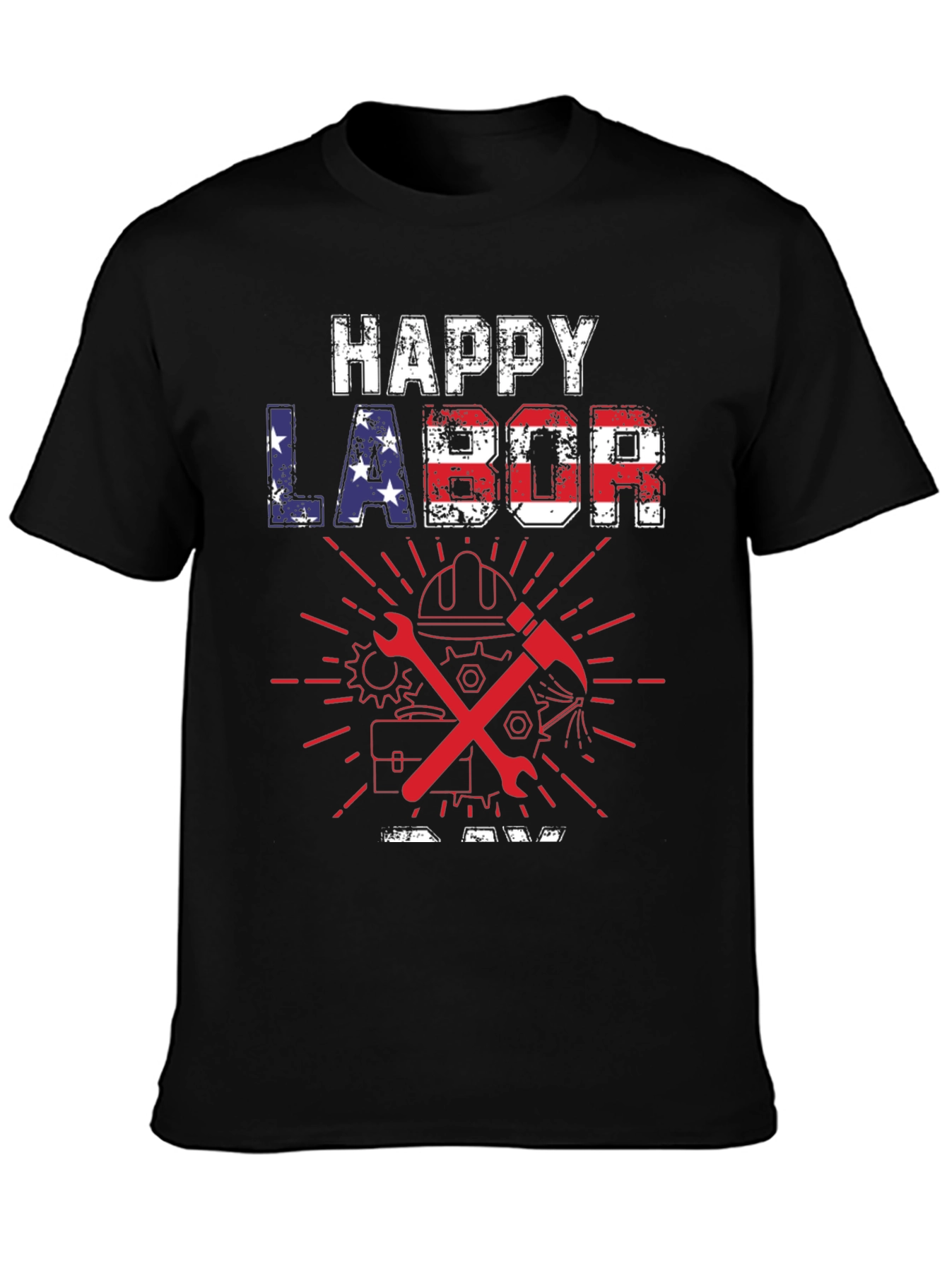Happy Labor Day Graphic T-Shirt