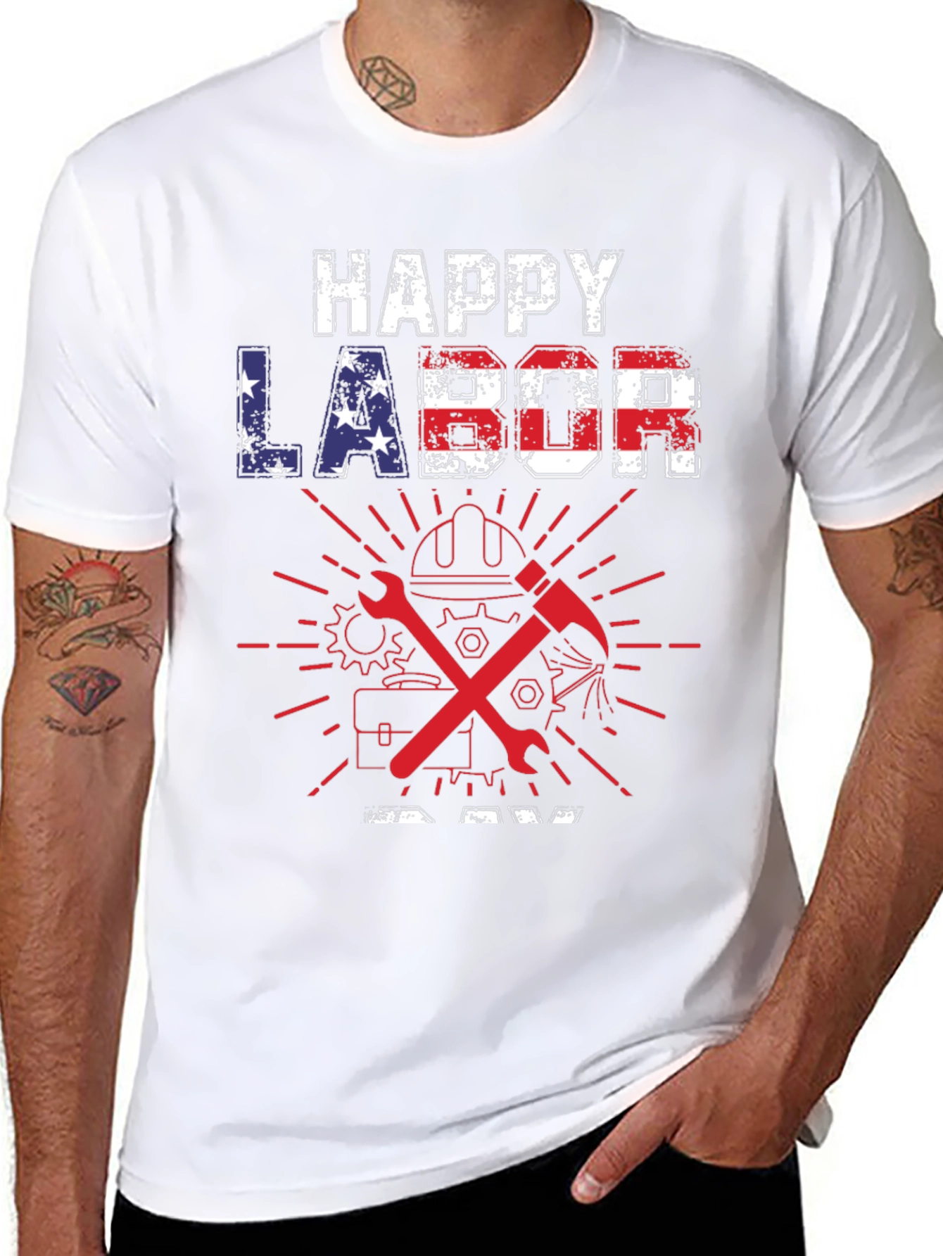 Happy Labor Day Graphic T-Shirt