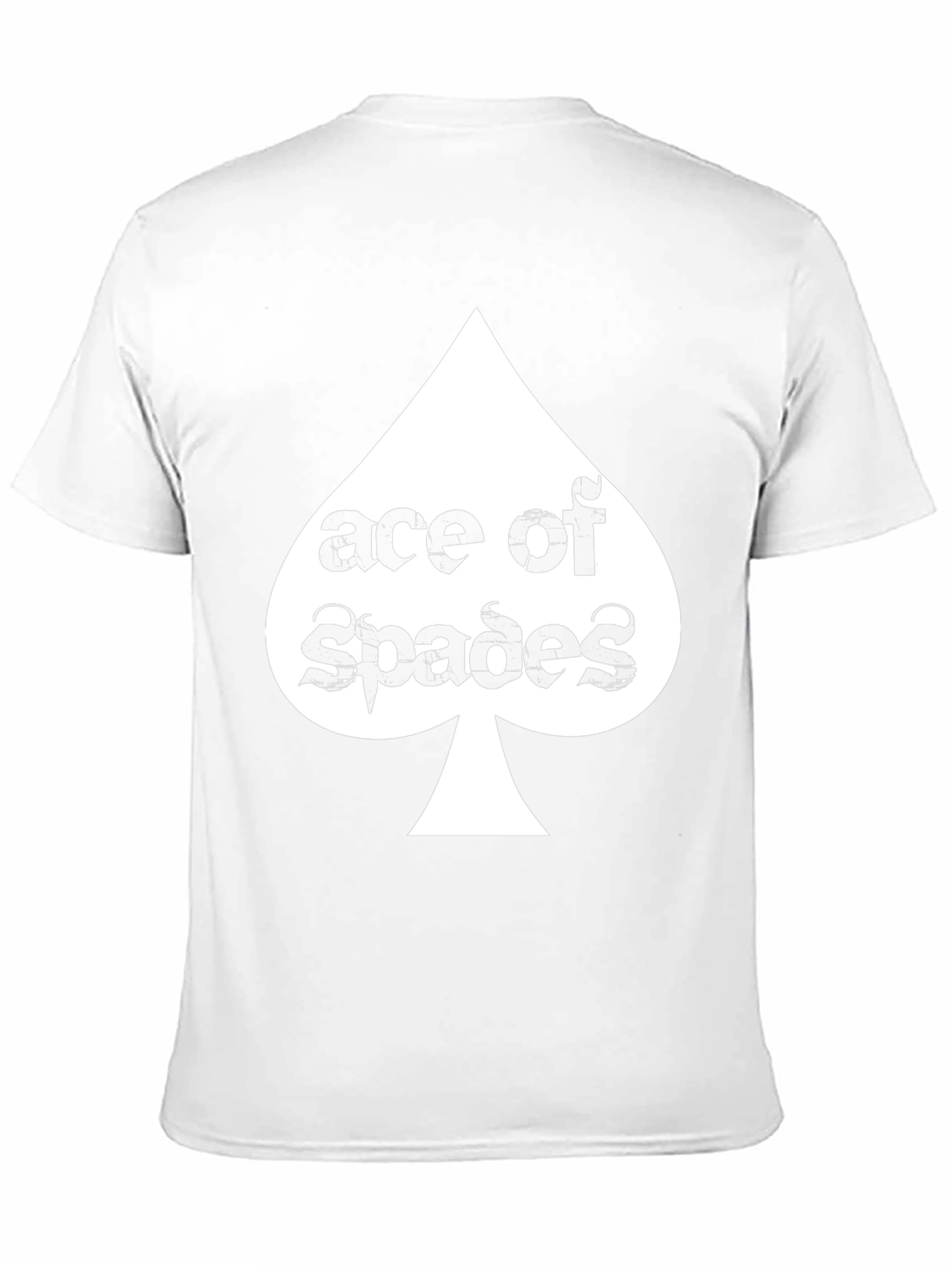 Ace of Spades Graphic Tee - Black Cotton T-Shirt