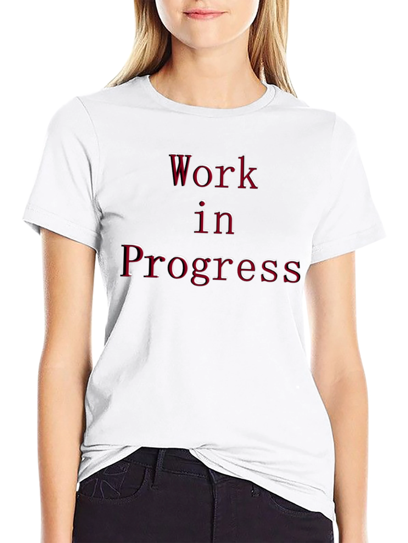 Work in Progress Graphic Tee - Black
