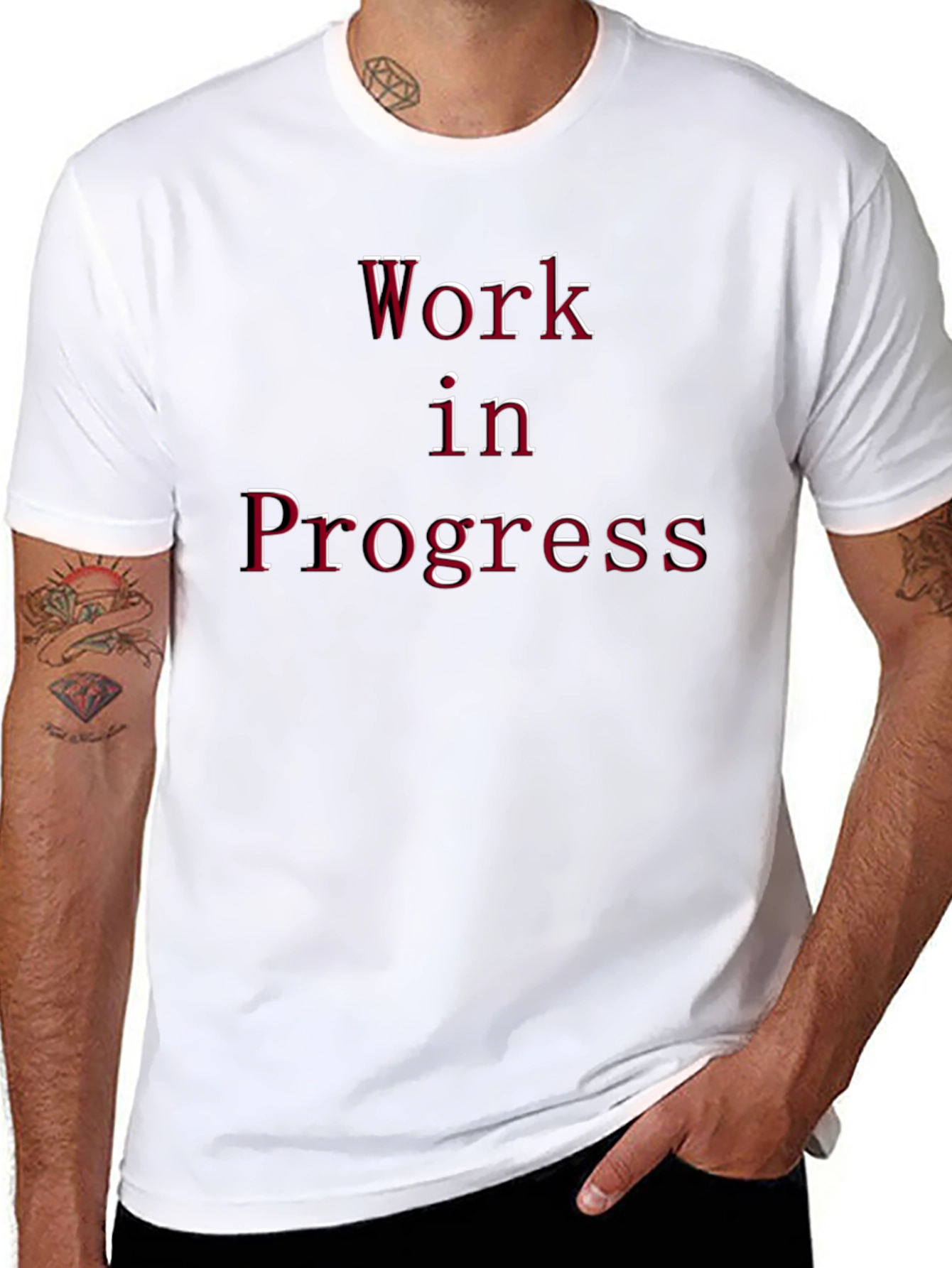 Work in Progress Graphic Tee - Black