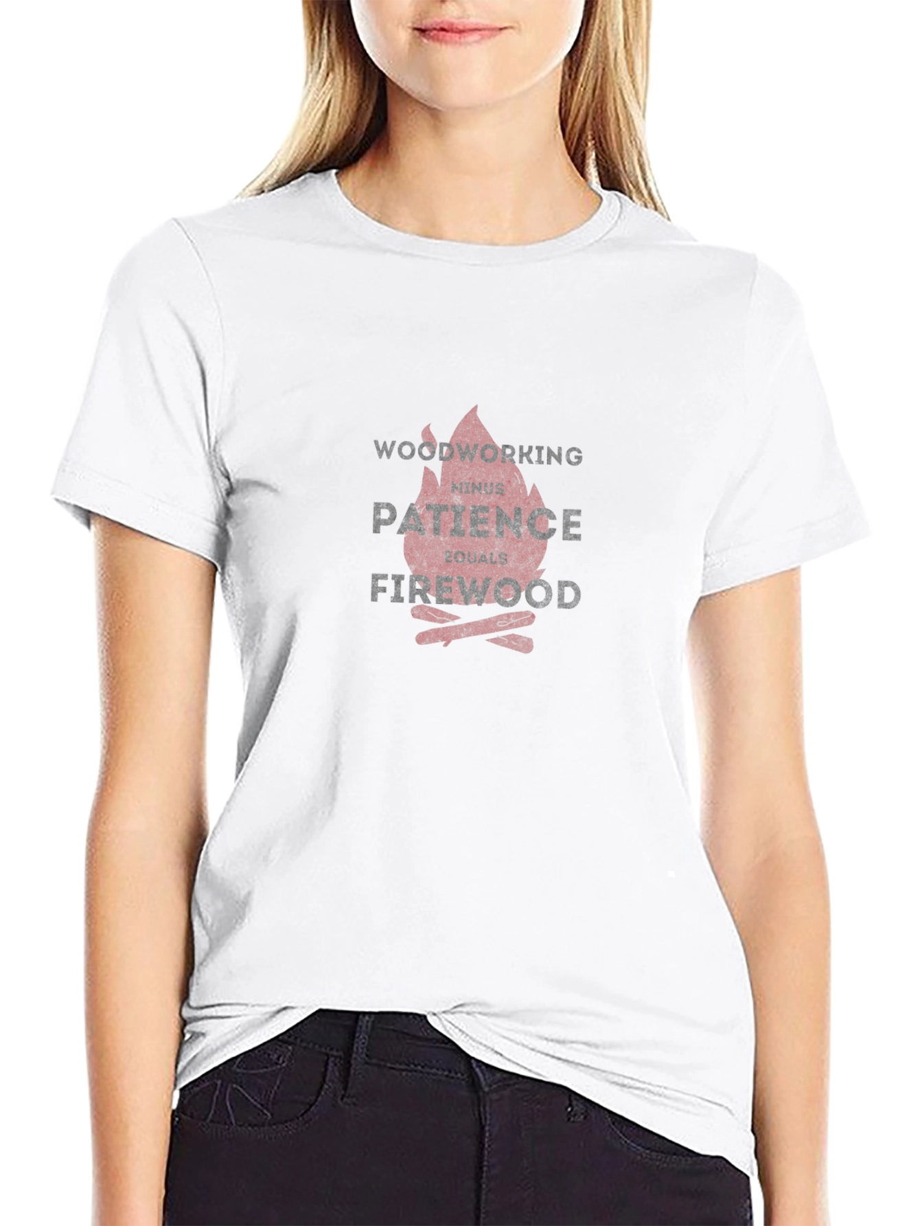 Woodworking Patience Firewood Graphic Tee