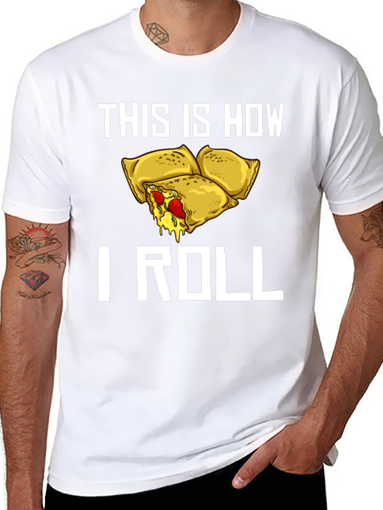 This Is How I Roll Pizza Rolls T-Shirt