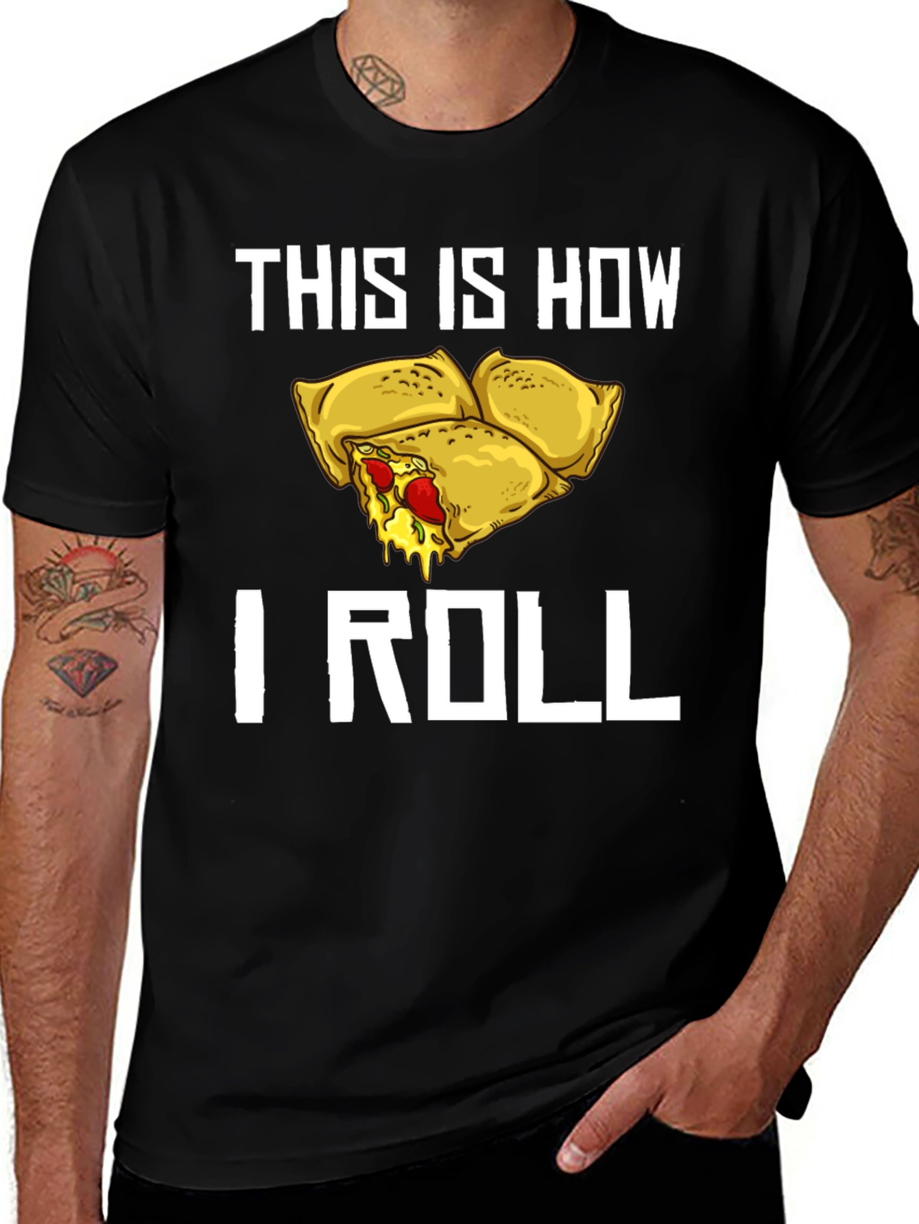 This Is How I Roll Pizza Rolls T-Shirt