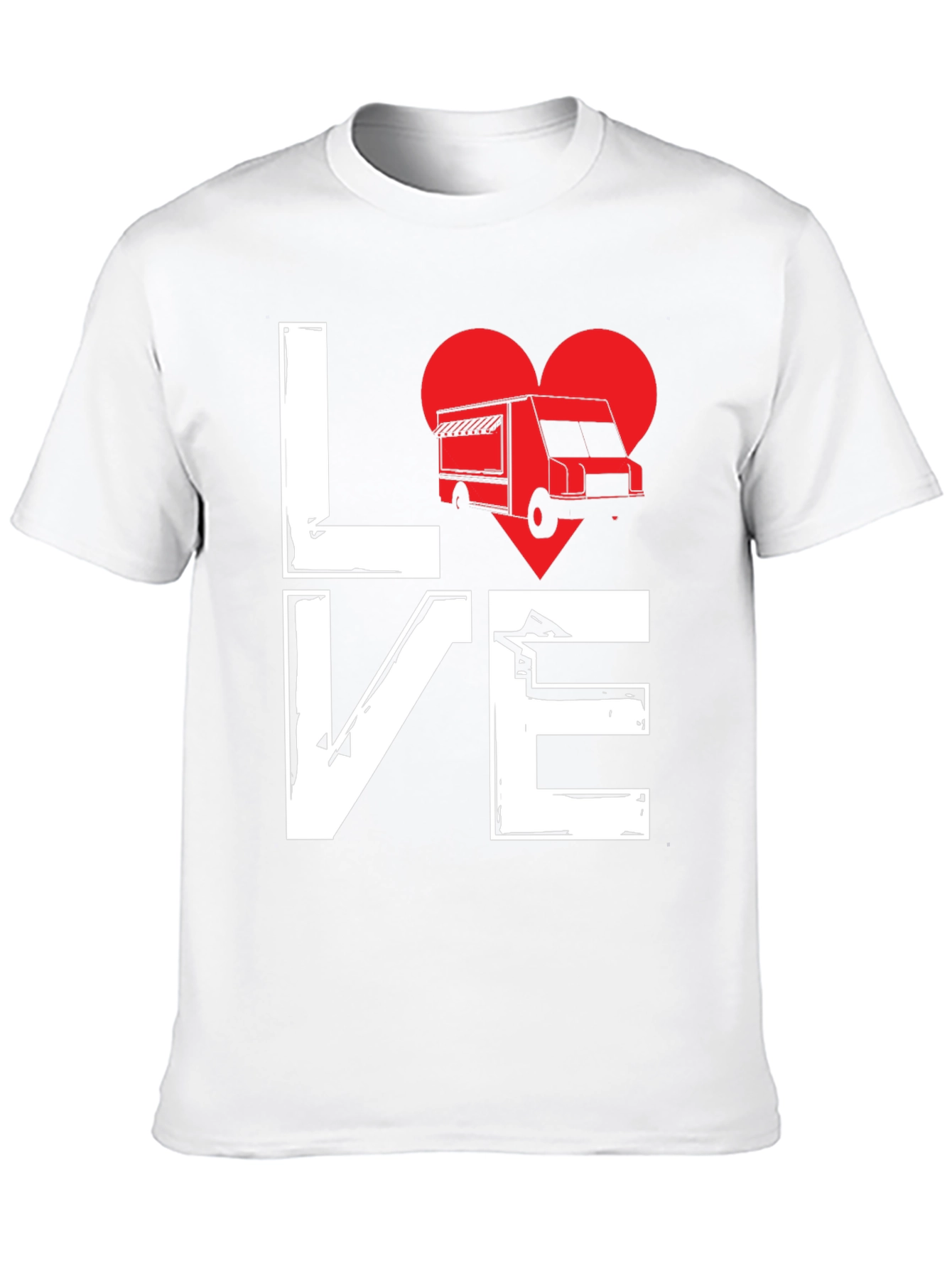 Love Food Truck T-Shirt - Unique Graphic Tee