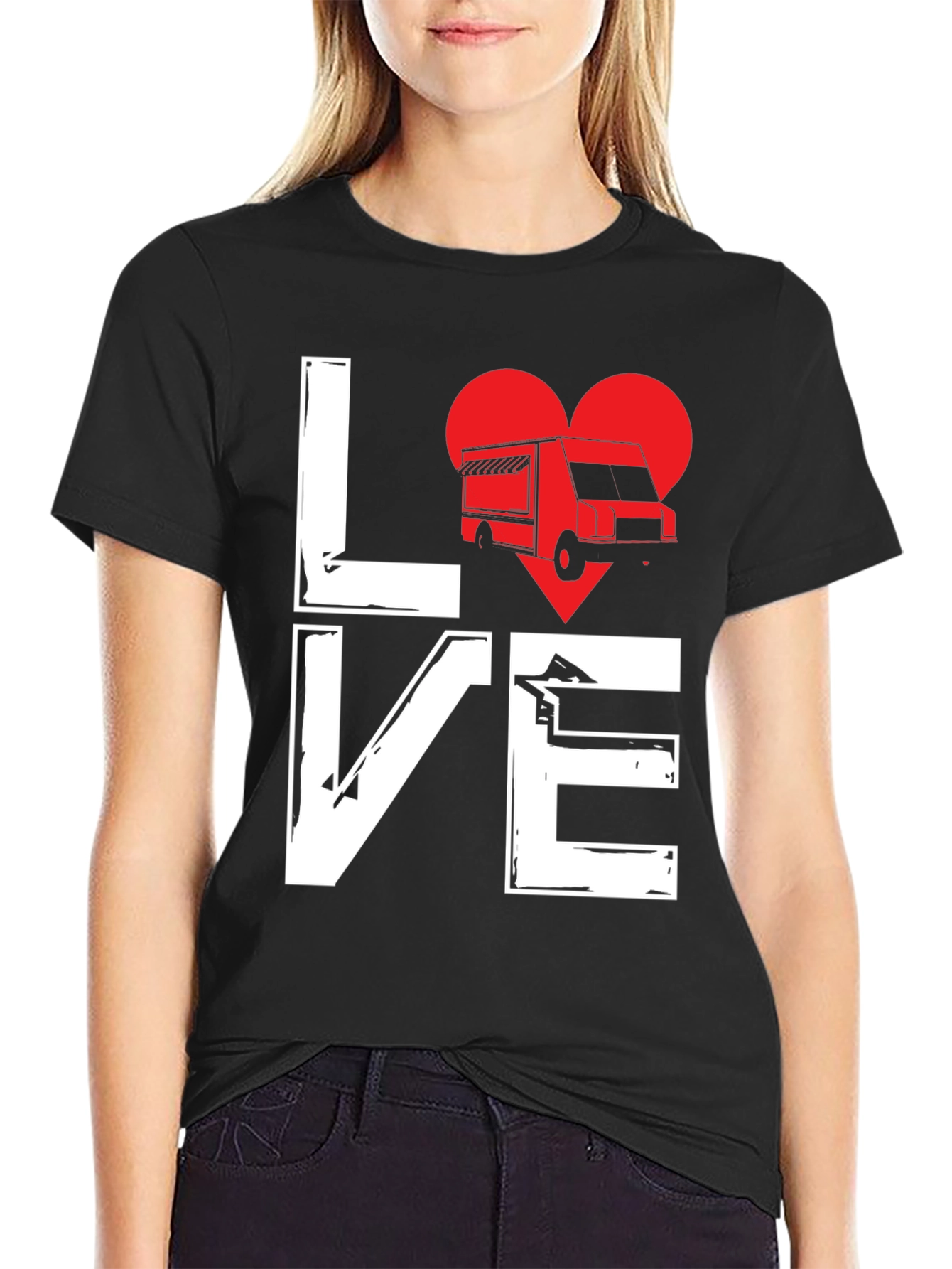 Love Food Truck T-Shirt - Unique Graphic Tee