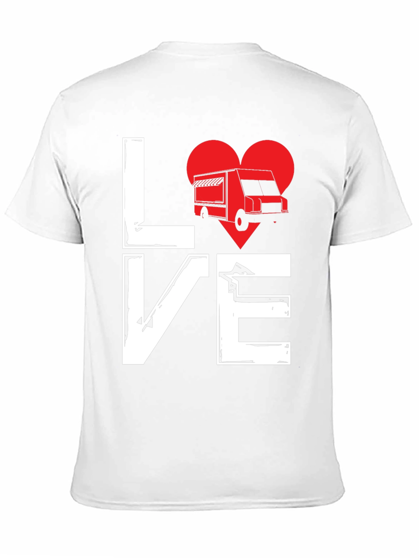 Love Food Truck T-Shirt - Unique Graphic Tee