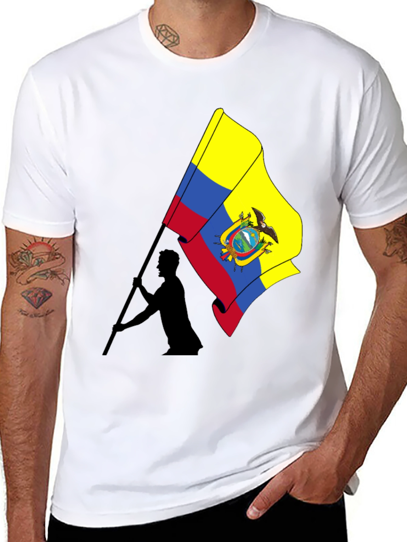 Ecuador Flag T-Shirt - Show Your Pride!