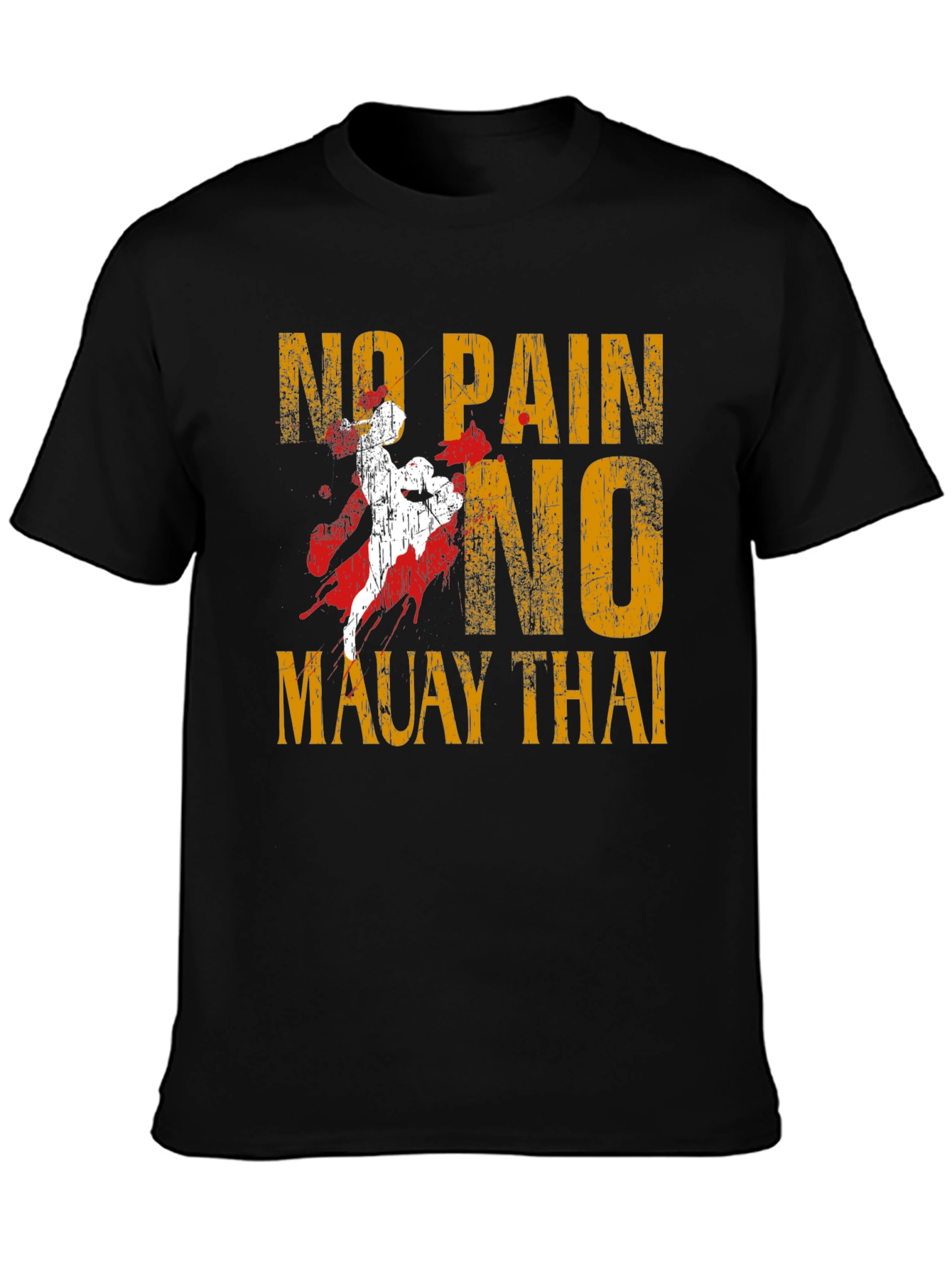 No Pain No Muay Thai Graphic T-Shirt