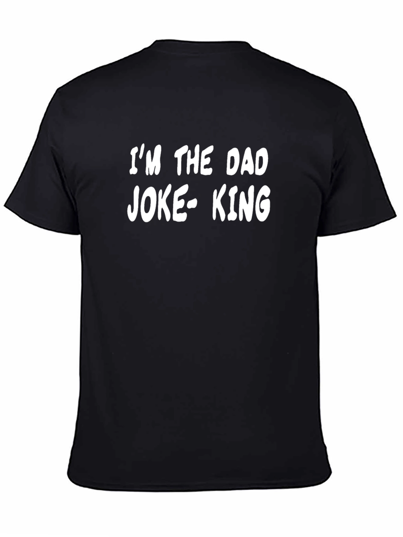Dad Joke King Graphic Tee - Black