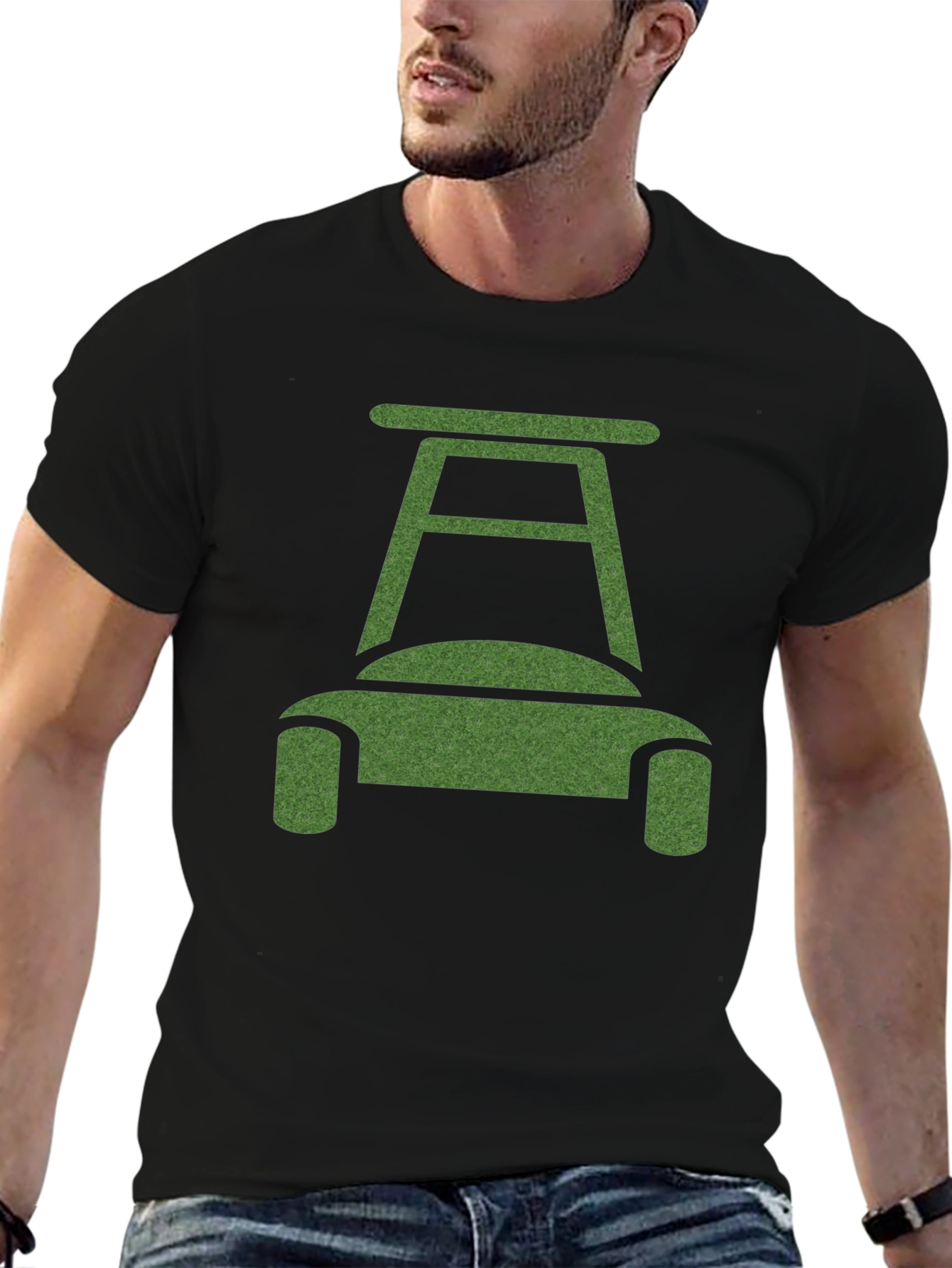Lawn Mower Graphic Tee - Unique Design