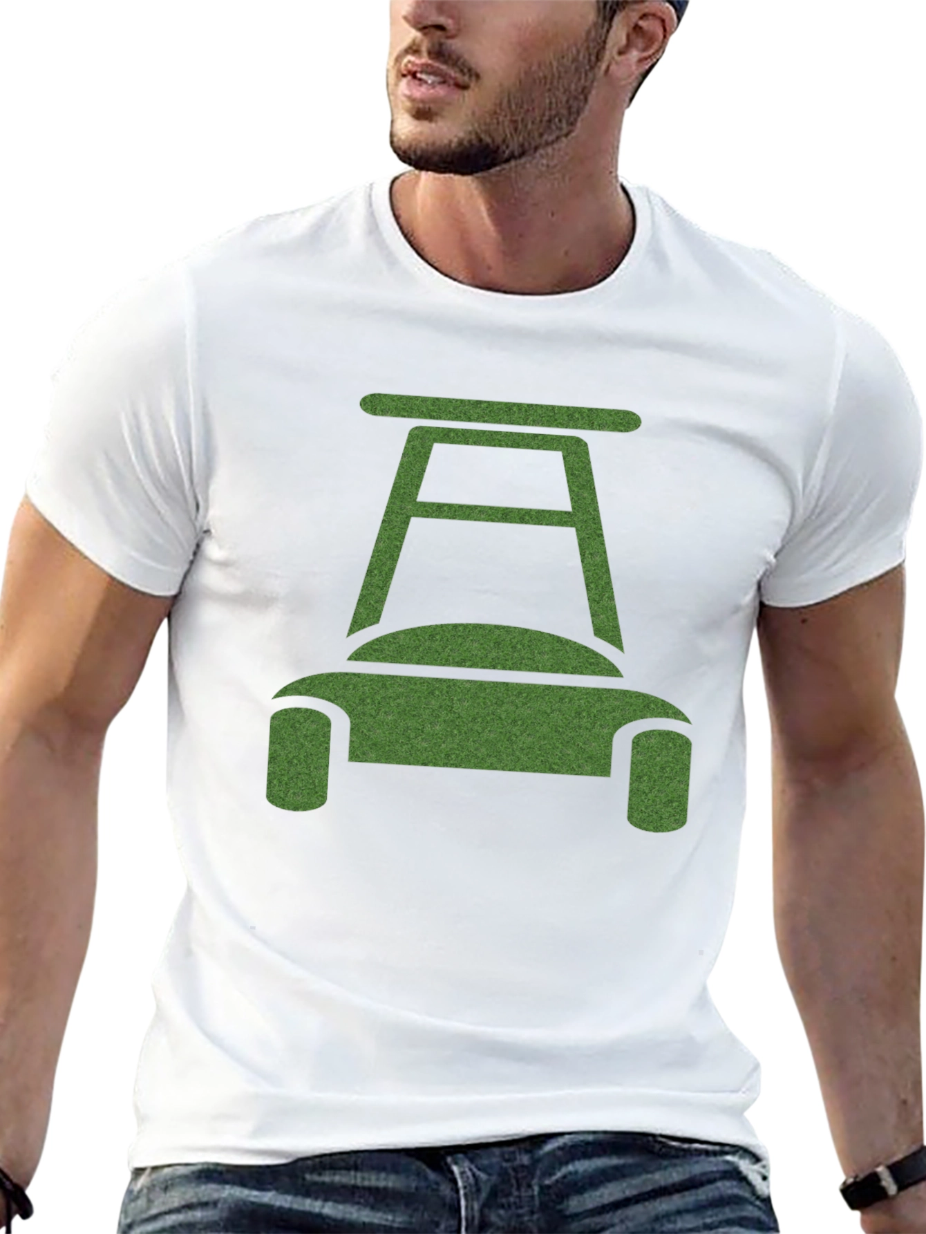 Lawn Mower Graphic Tee - Unique Design
