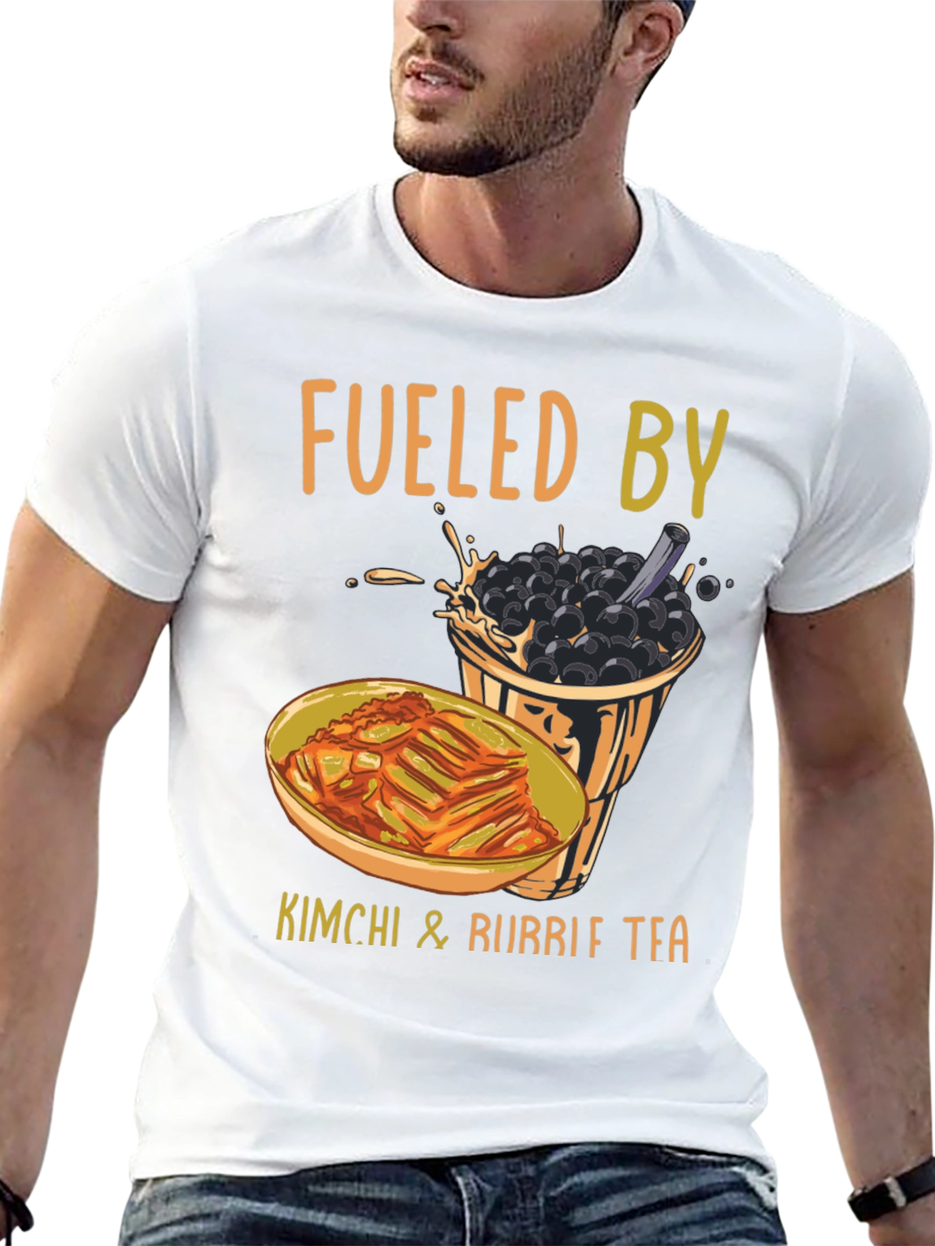 Fueled By Kimchi & Bubble Tea T-Shirt