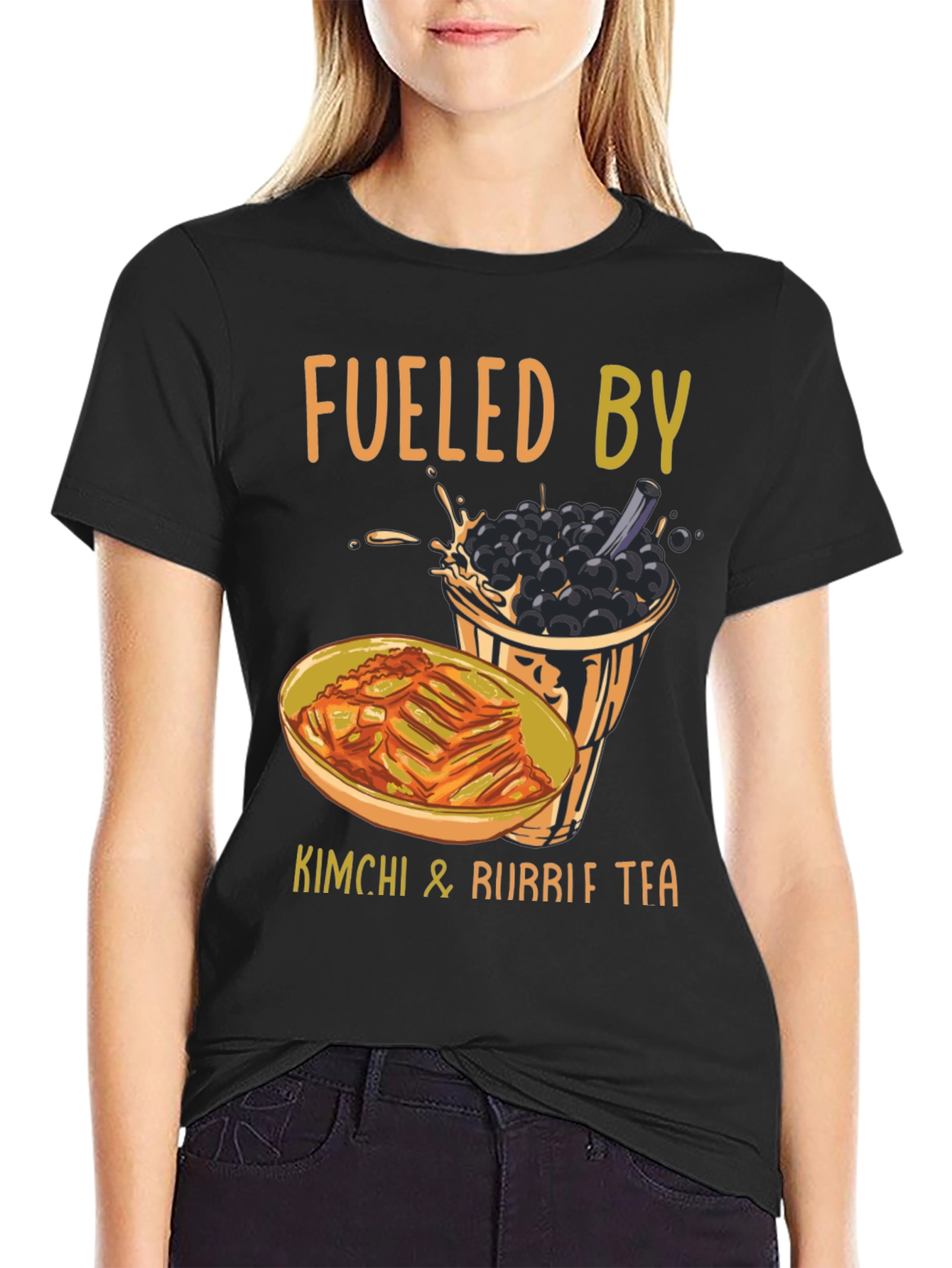 Fueled By Kimchi & Bubble Tea T-Shirt