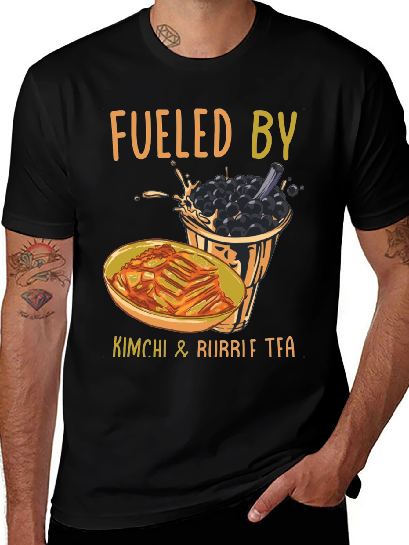 Fueled By Kimchi & Bubble Tea T-Shirt