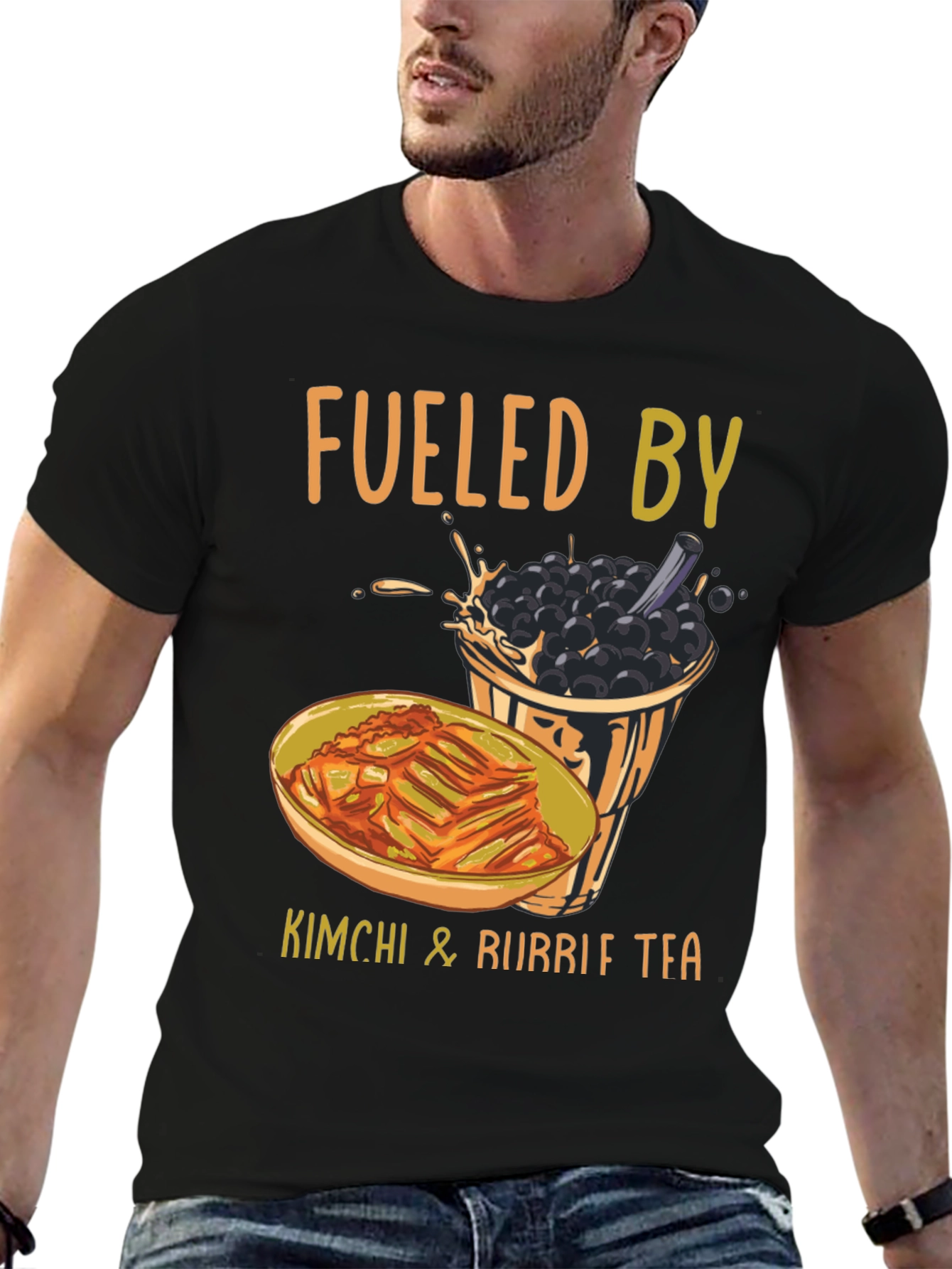 Fueled By Kimchi & Bubble Tea T-Shirt