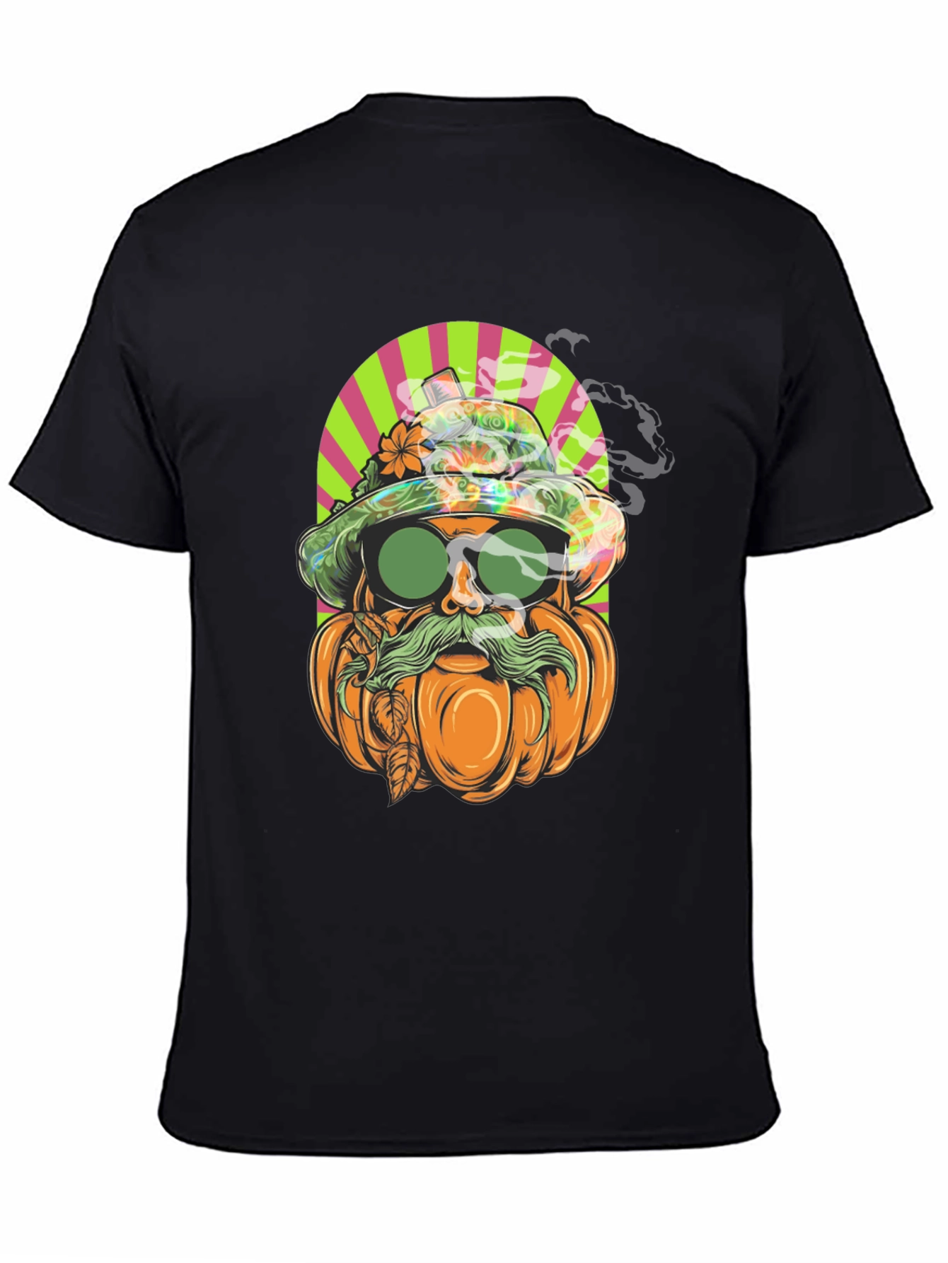Pumpkin Man Graphic Tee - Halloween Style
