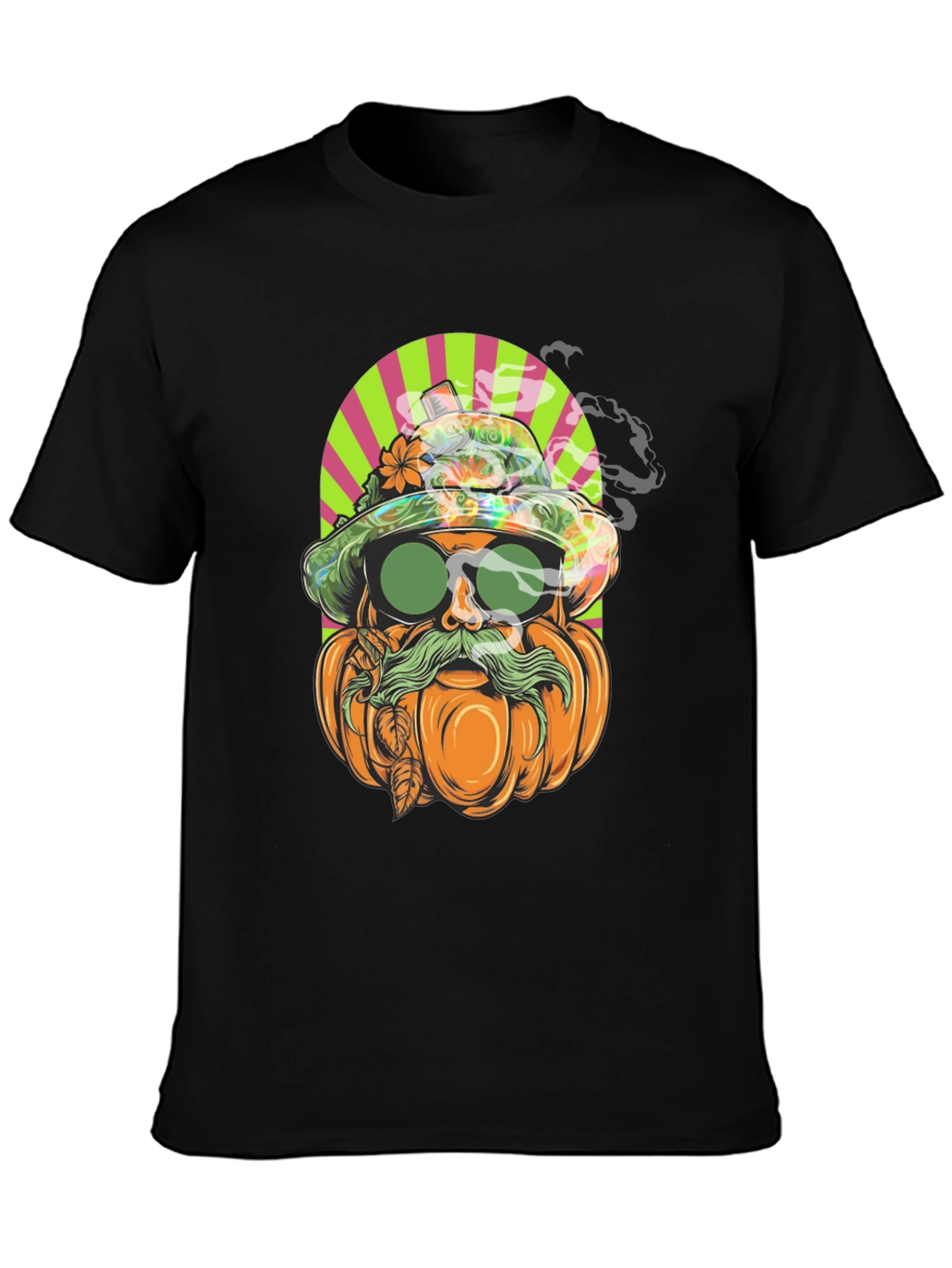 Pumpkin Man Graphic Tee - Halloween Style