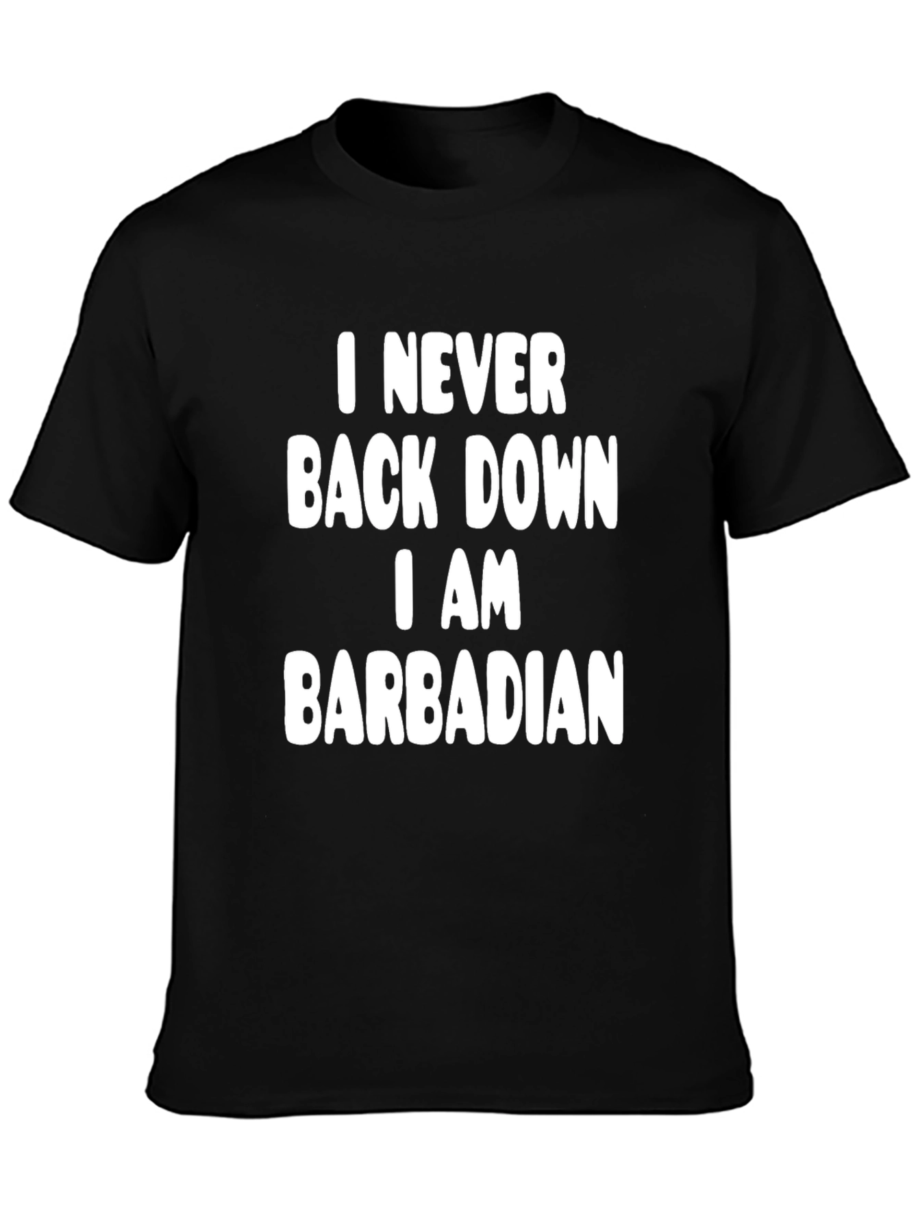 Barbadian Pride T-Shirt - Never Back Down