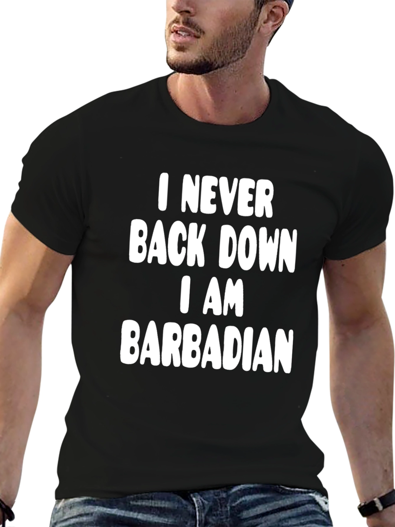 Barbadian Pride T-Shirt - Never Back Down