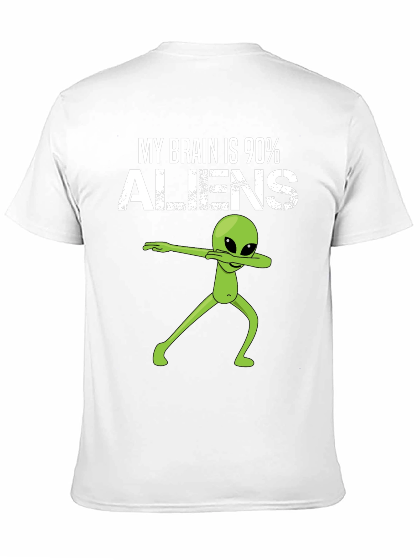 My Brain is 90% Aliens Dab T-Shirt