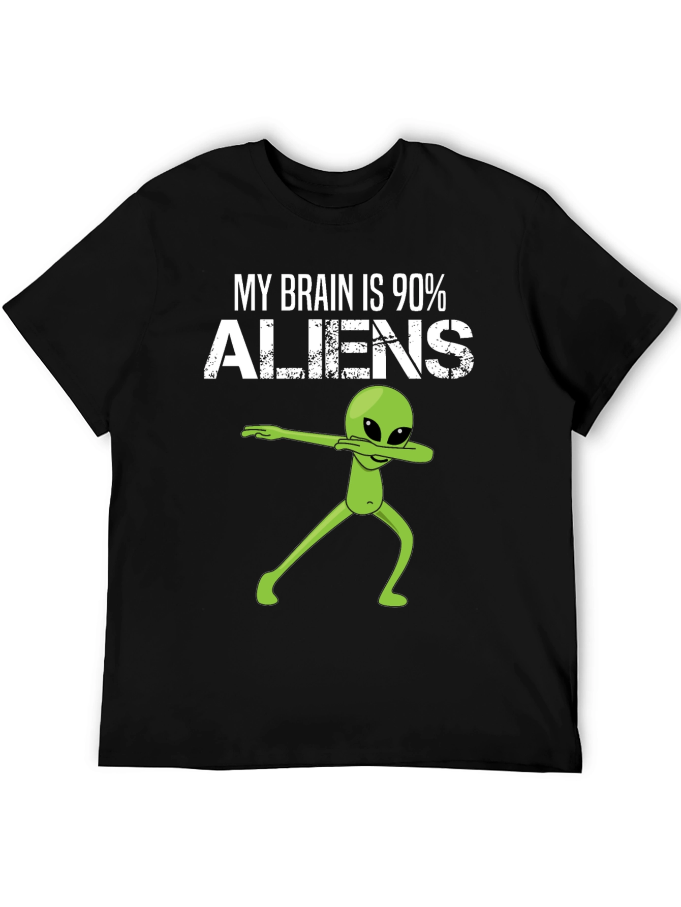 My Brain is 90% Aliens Dab T-Shirt