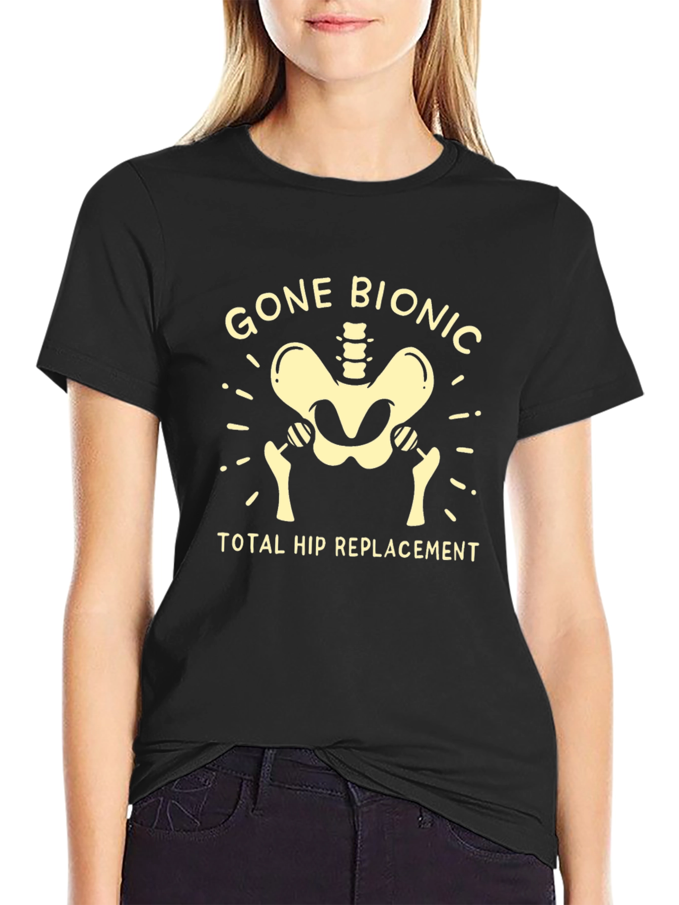 Gone Bionic Hip Replacement T-Shirt