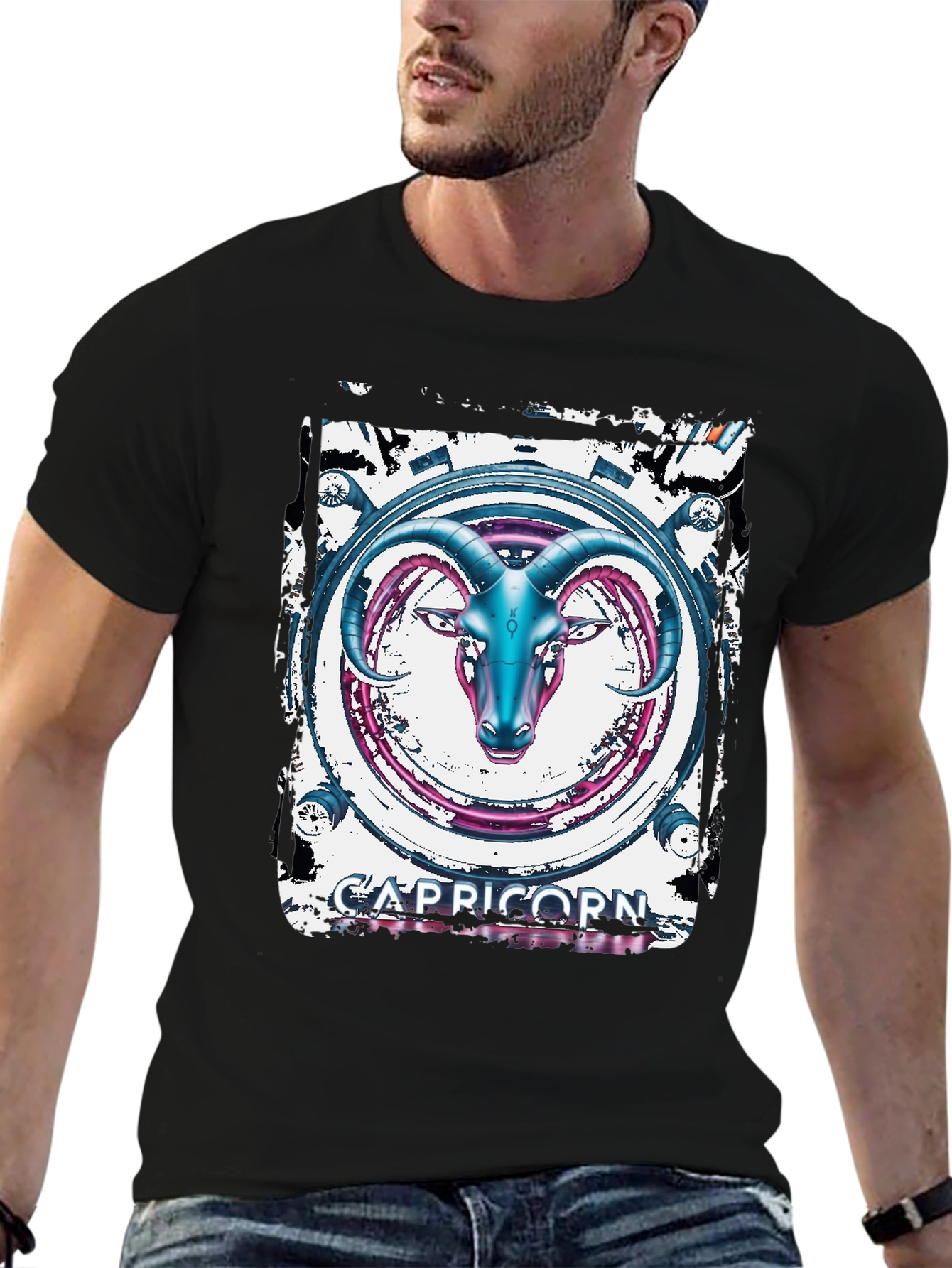 Capricorn Zodiac Graphic Tee