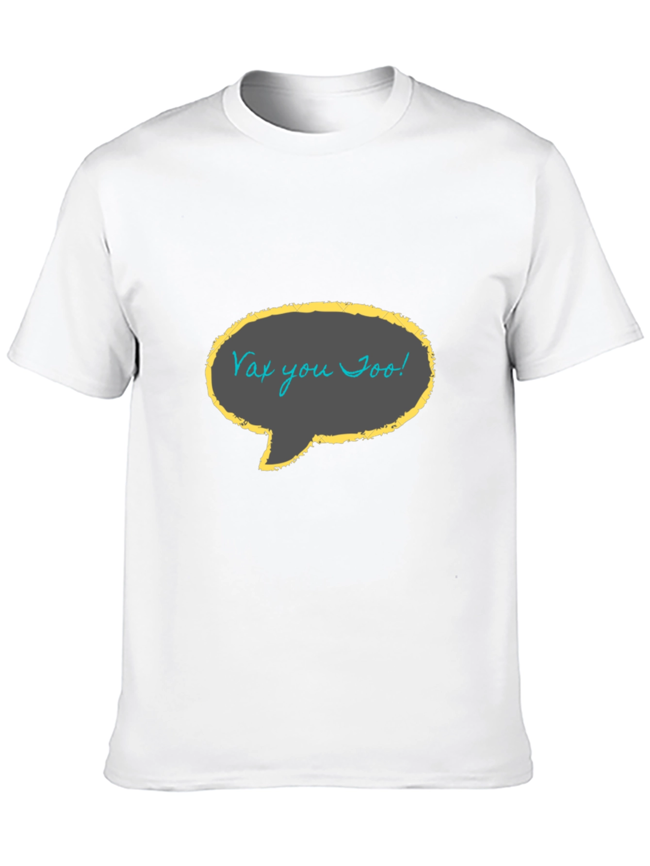 Vax You Too! Black Graphic T-Shirt