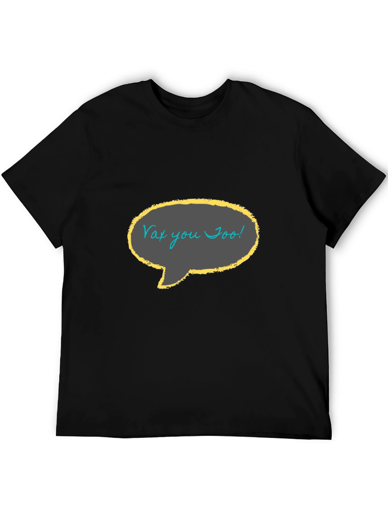 Vax You Too! Black Graphic T-Shirt