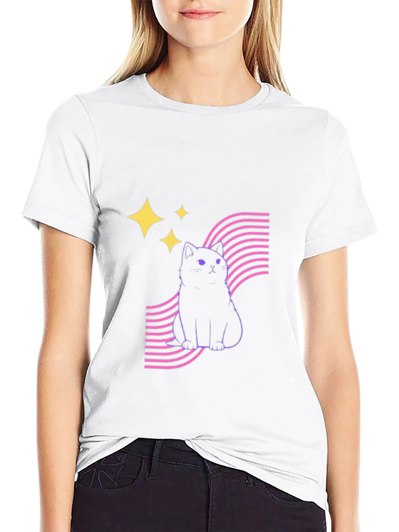 Cool Cat Tee - Retro Style!