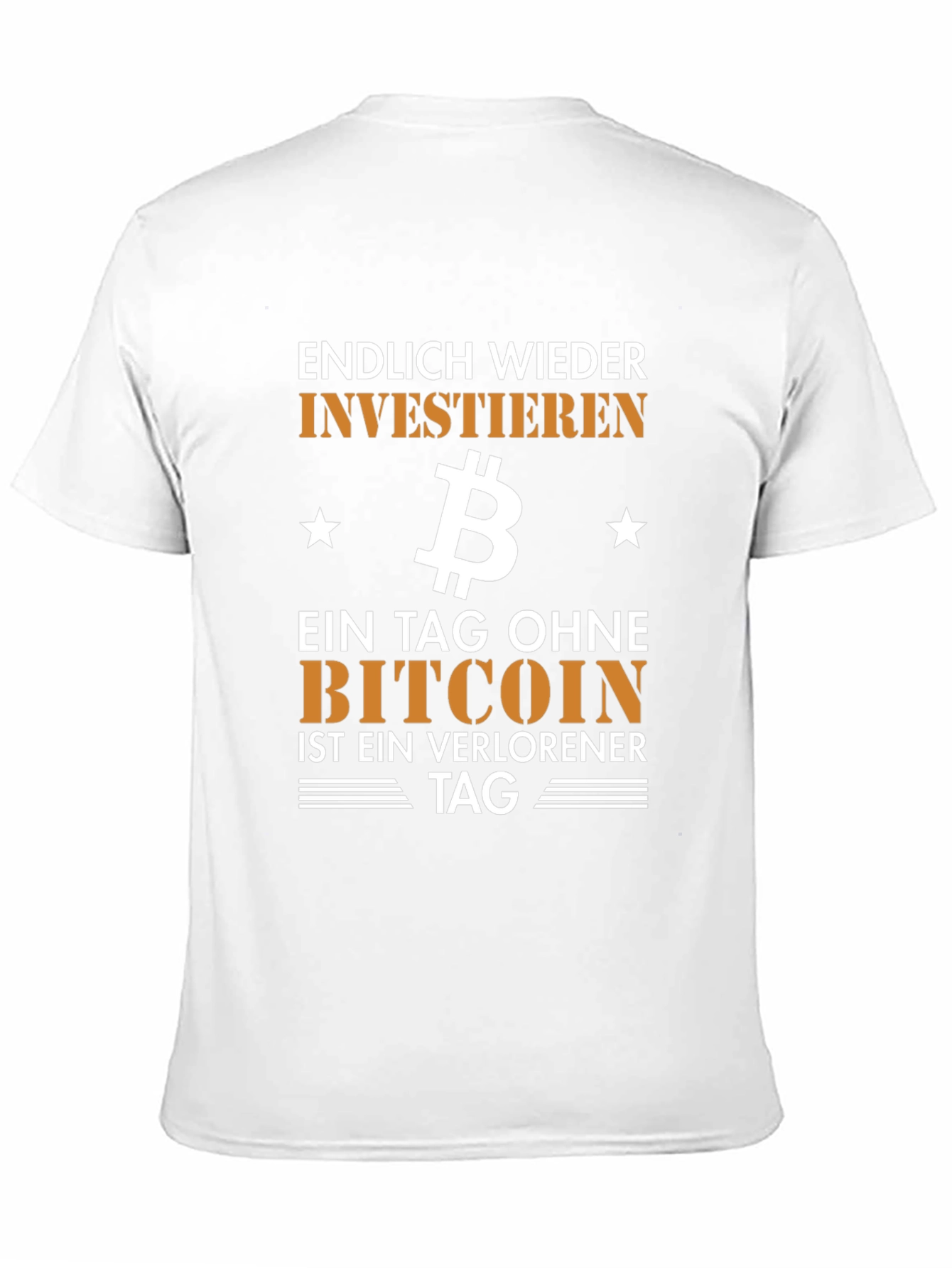 Bitcoin Investment T-Shirt - Endlich Wieder Investieren