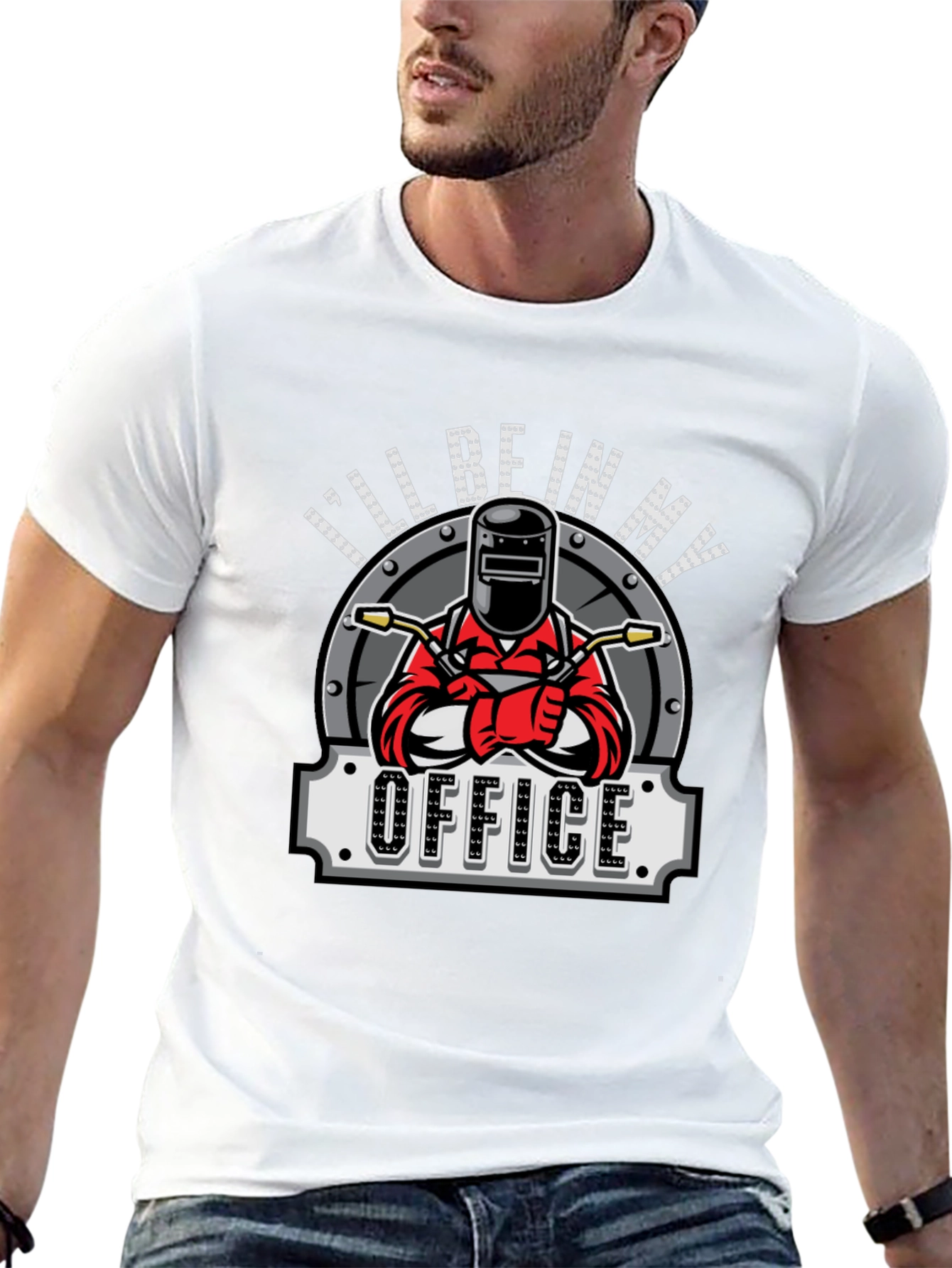 Welders Office Graphic T-Shirt - Black