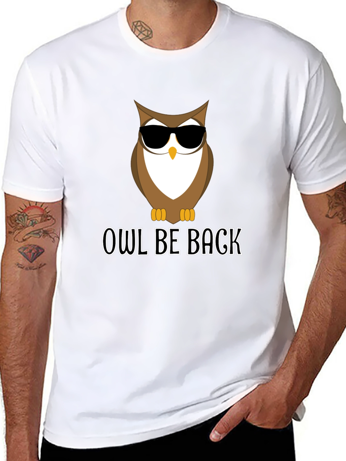 Owl Be Back T-Shirt - Funny Graphic Tee