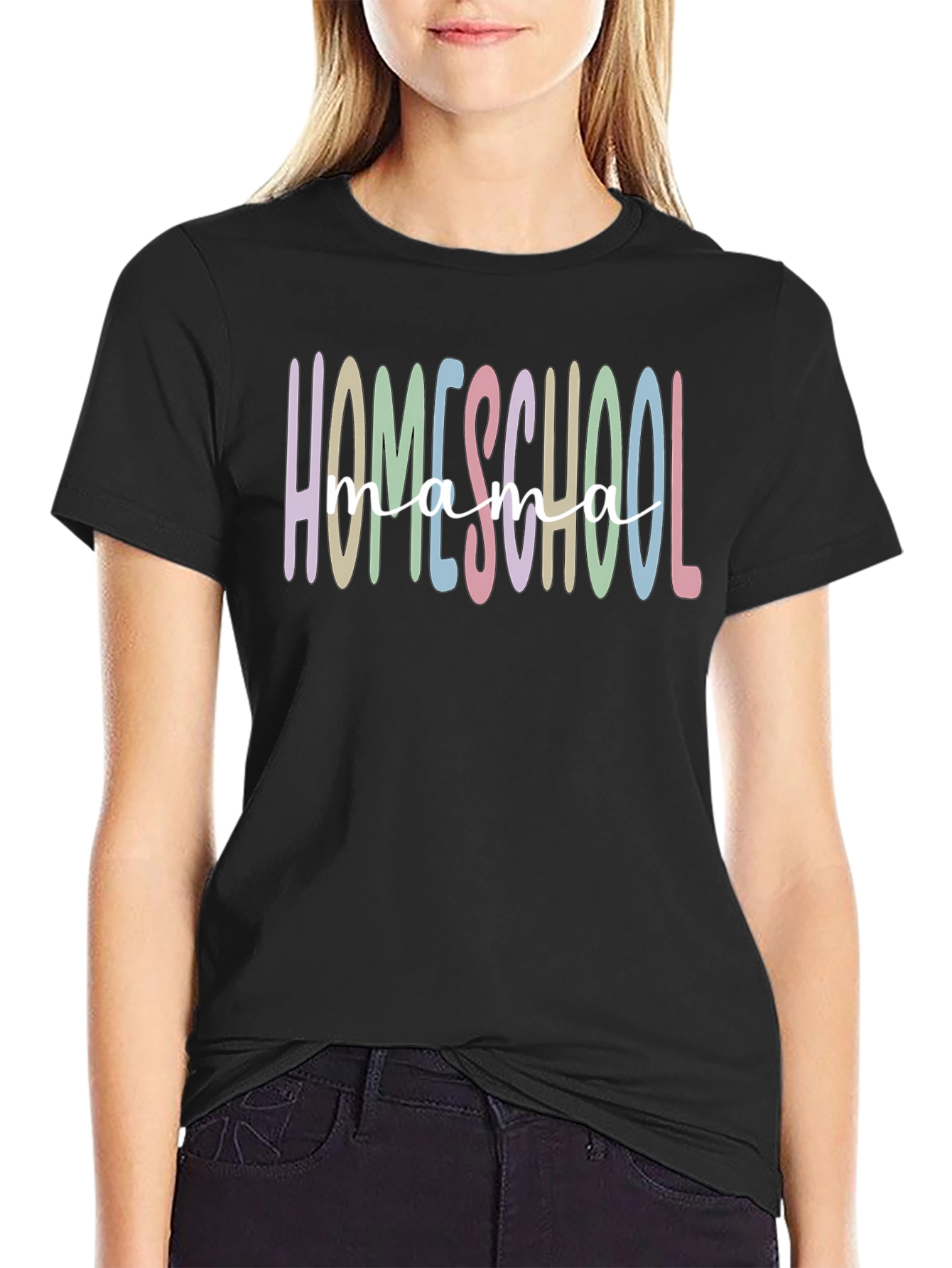 Homeschool Mama T-Shirt - Trendy Homeschooling Apparel